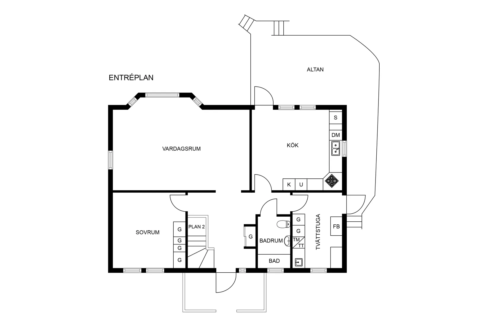Villa, Uddetorp 155, Ale