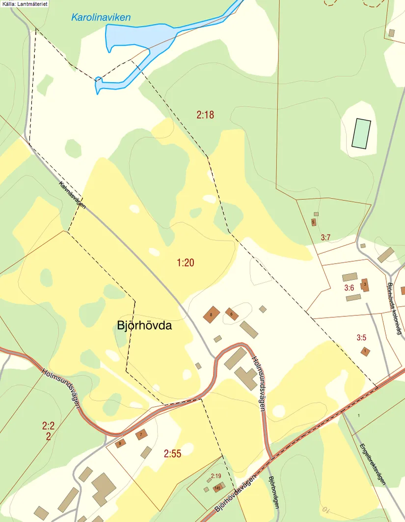 Gård/Skog, Holmsundsvägen 6, Björhövda, Norrtälje