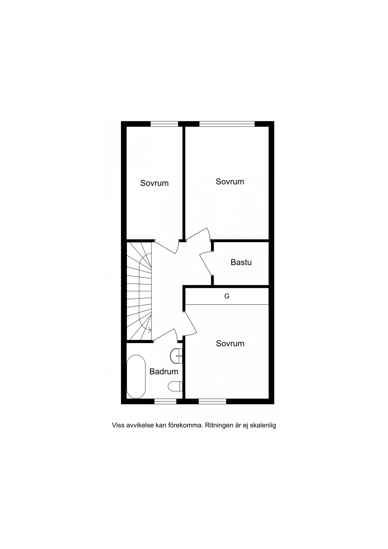 Villa, Radhus, Bokstigen 22, Lugnet, Varberg