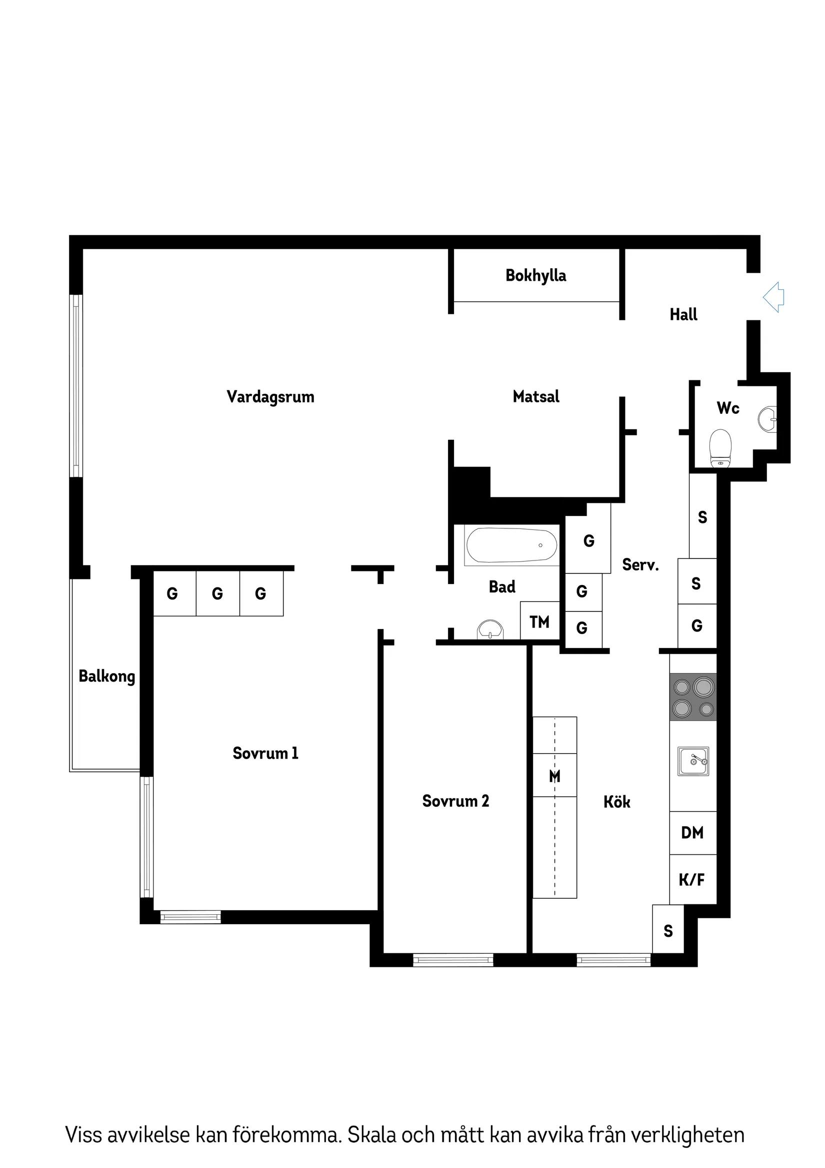Bostadsrätt, Furusundsgatan 18, 3 tr, Gärdet, Stockholm