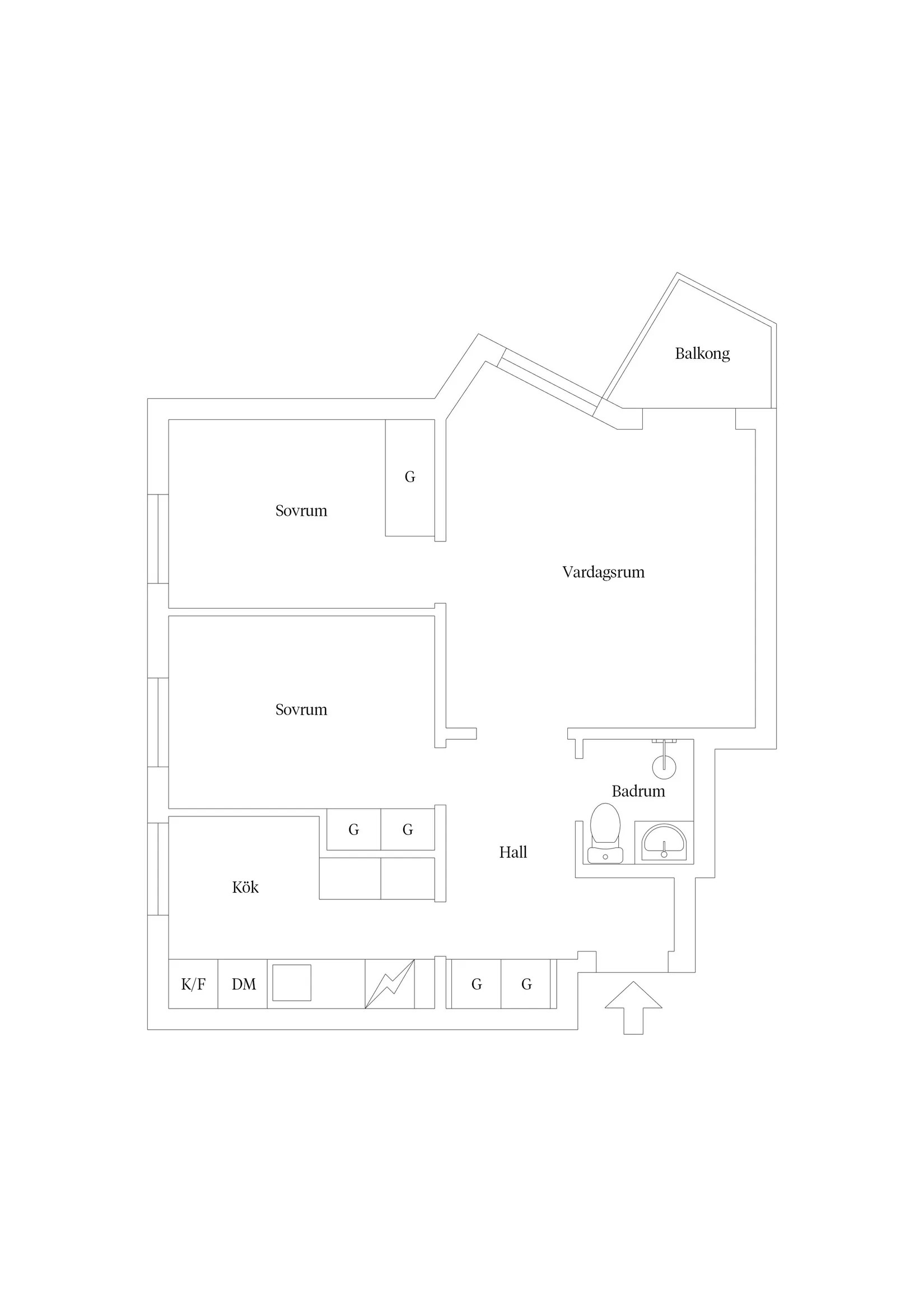 Bostadsrätt, Köpenhamnsvägen 9A, Slottsstaden, Malmö