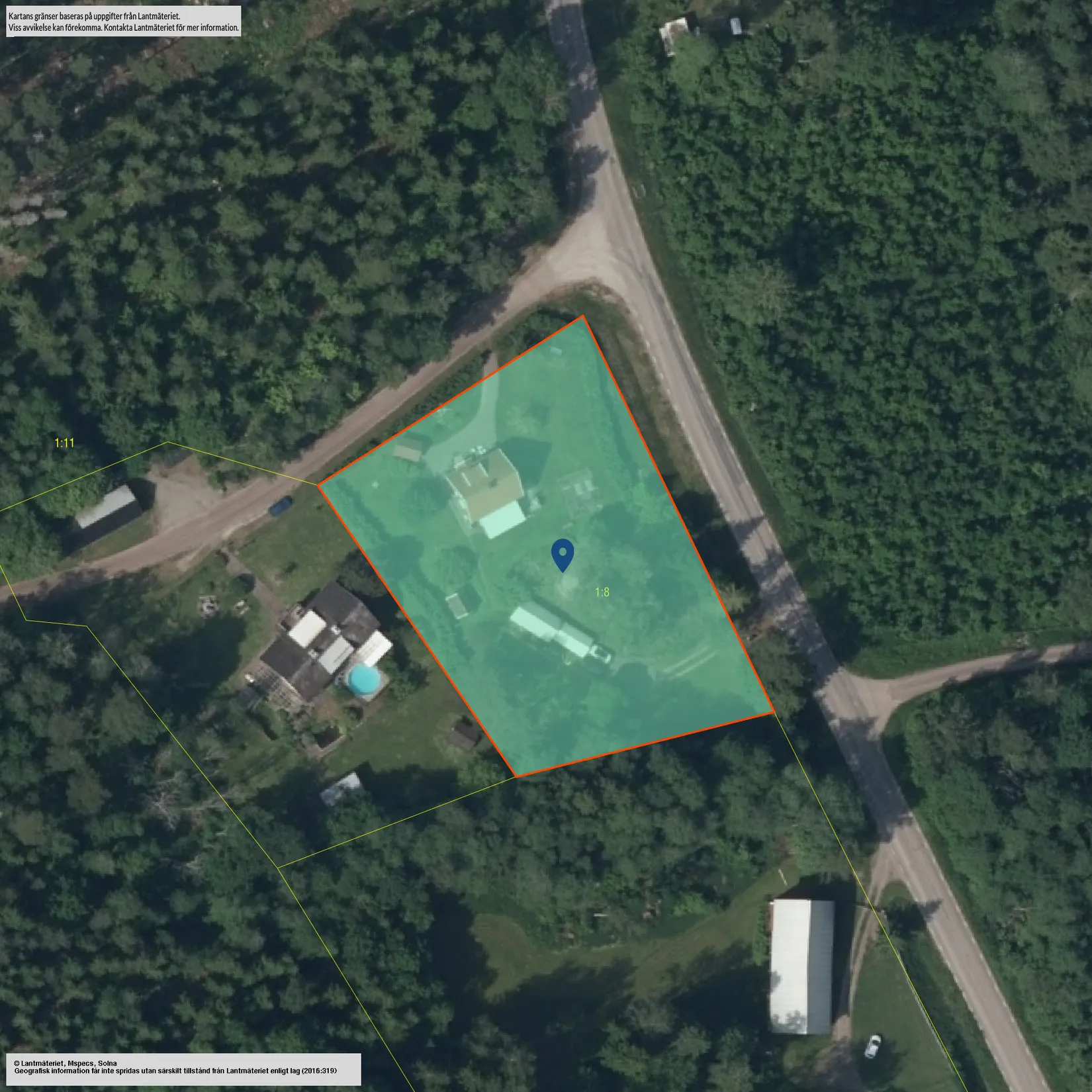 Villa, Bommedal Åbacka lärarbostad 1, Gammalkil, landet, Linköping