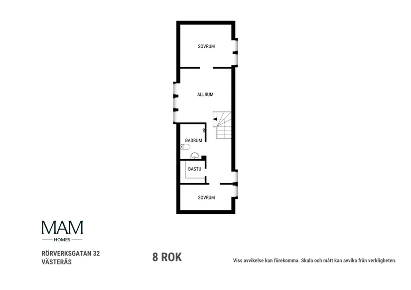 Villa, Rörverksgatan 32, Bäckby, Västerås