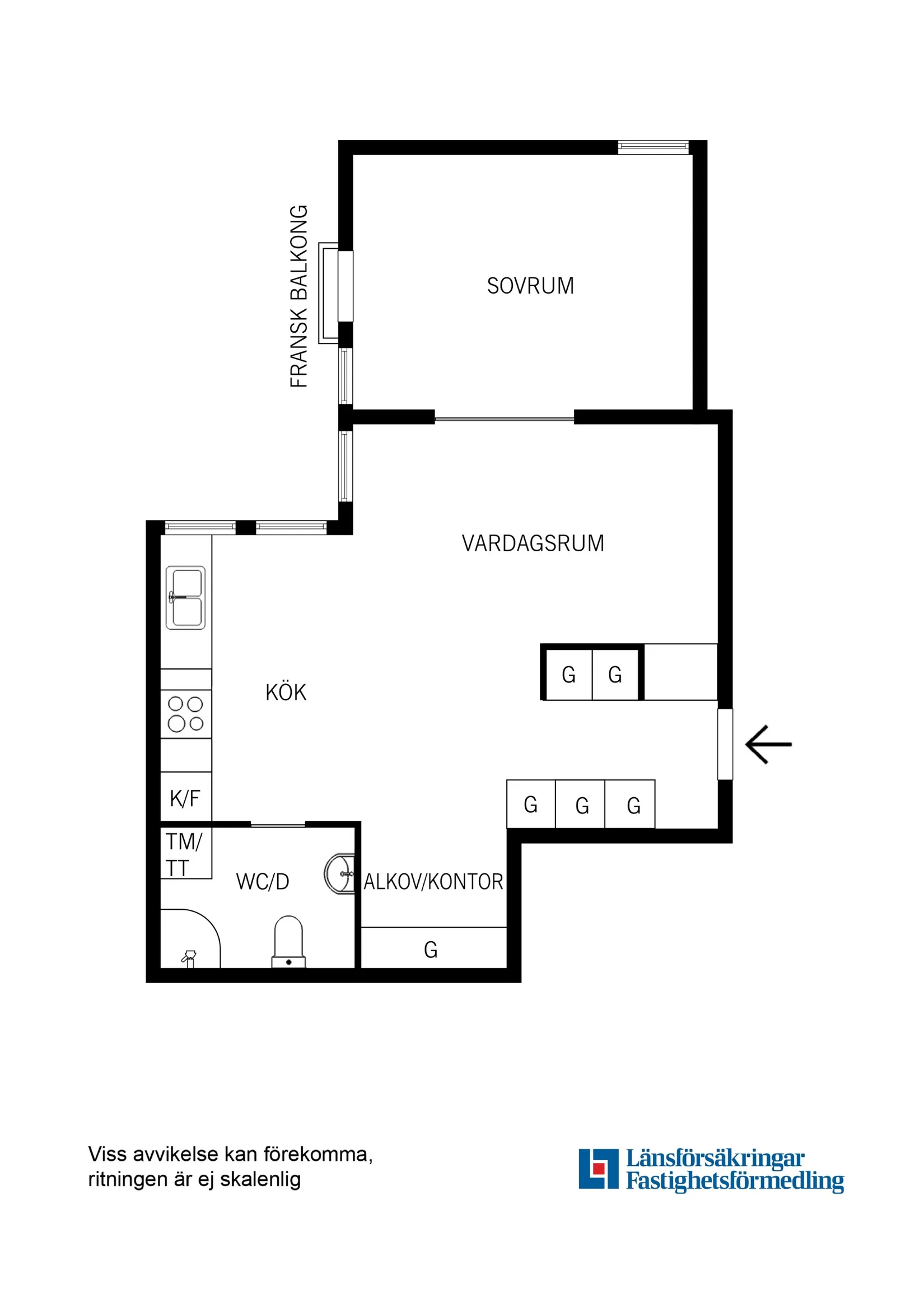 Bostadsrätt, Ormbergsvägen 7, Gröndal, Stockholm