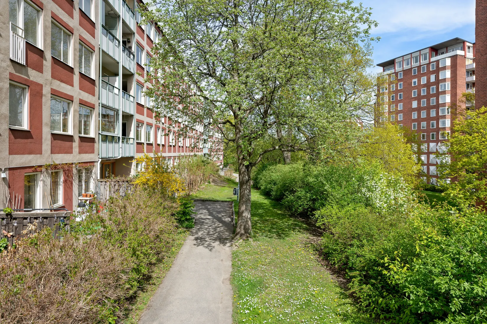 Bostadsrätt, Lysviksgatan 57, uteplats, Farsta, Stockholm