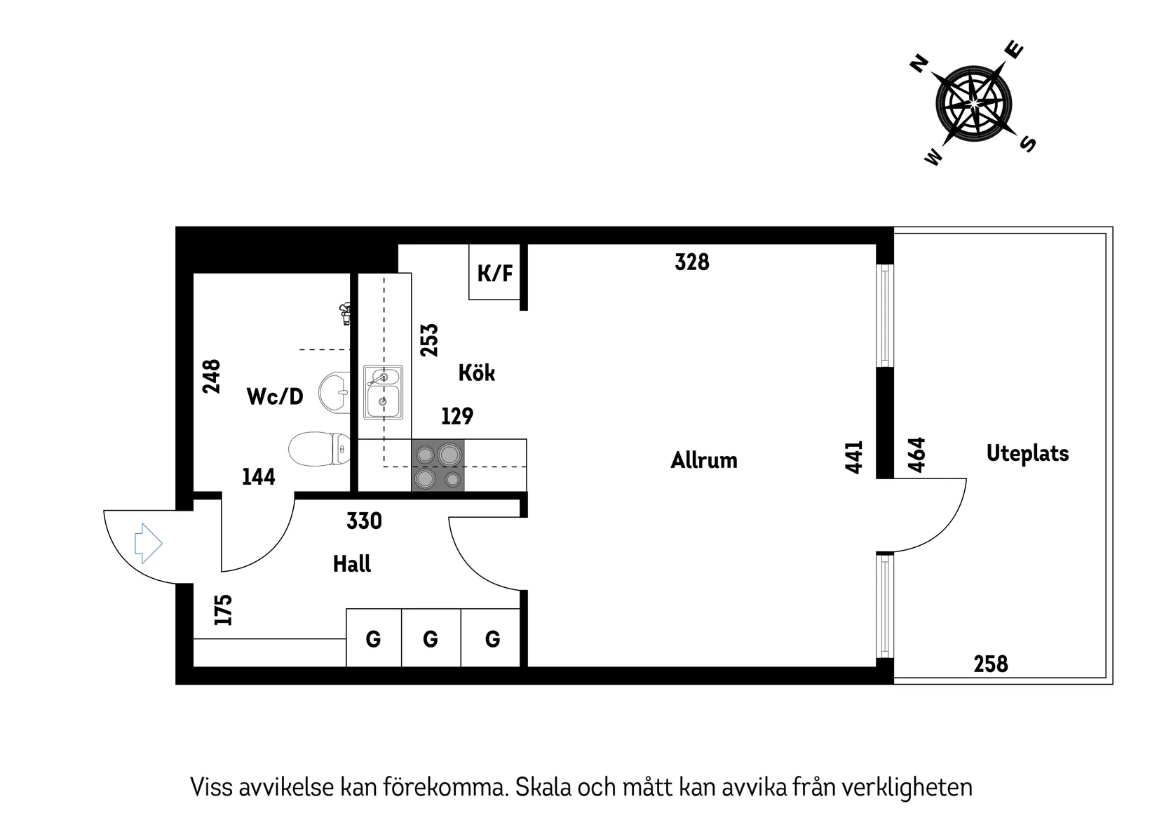 Bostadsrätt, Lysviksgatan 57, uteplats, Farsta, Stockholm
