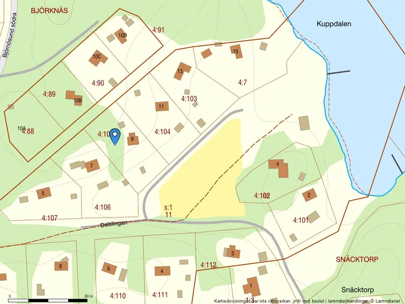 Fritidshus, Dalslingan 9, Björknäs, Norrtälje