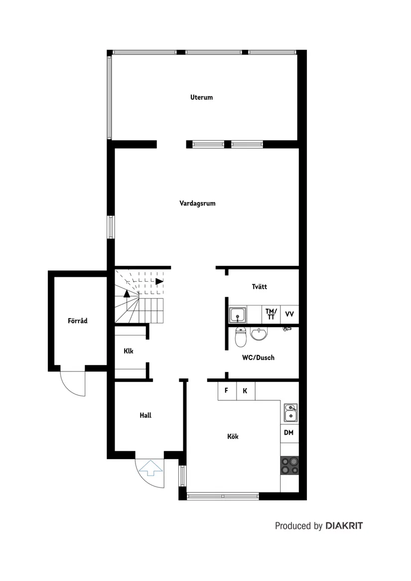 Bostadsrätt, Radhus, Pojkarnas väg 46, Bergshammar, Nyköping