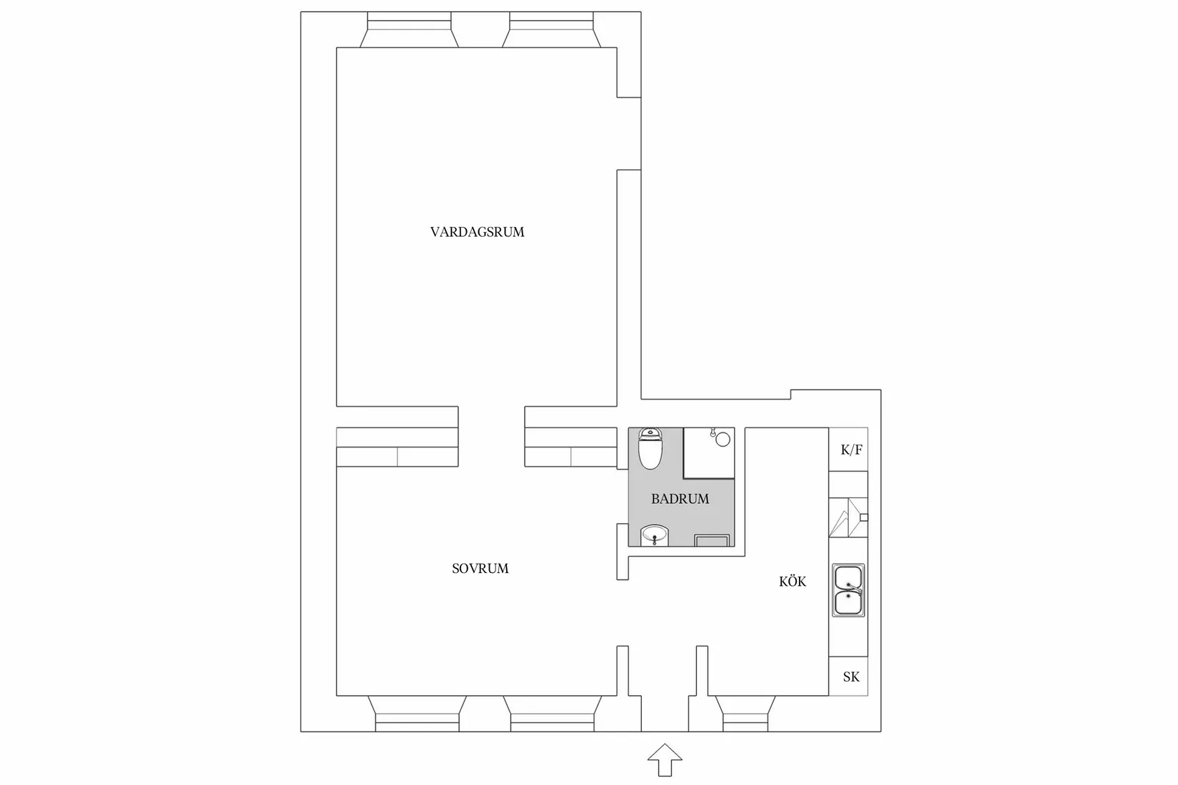 Bostadsrätt, Lilla Algatan 3B, Kulturkvadranten, Lund