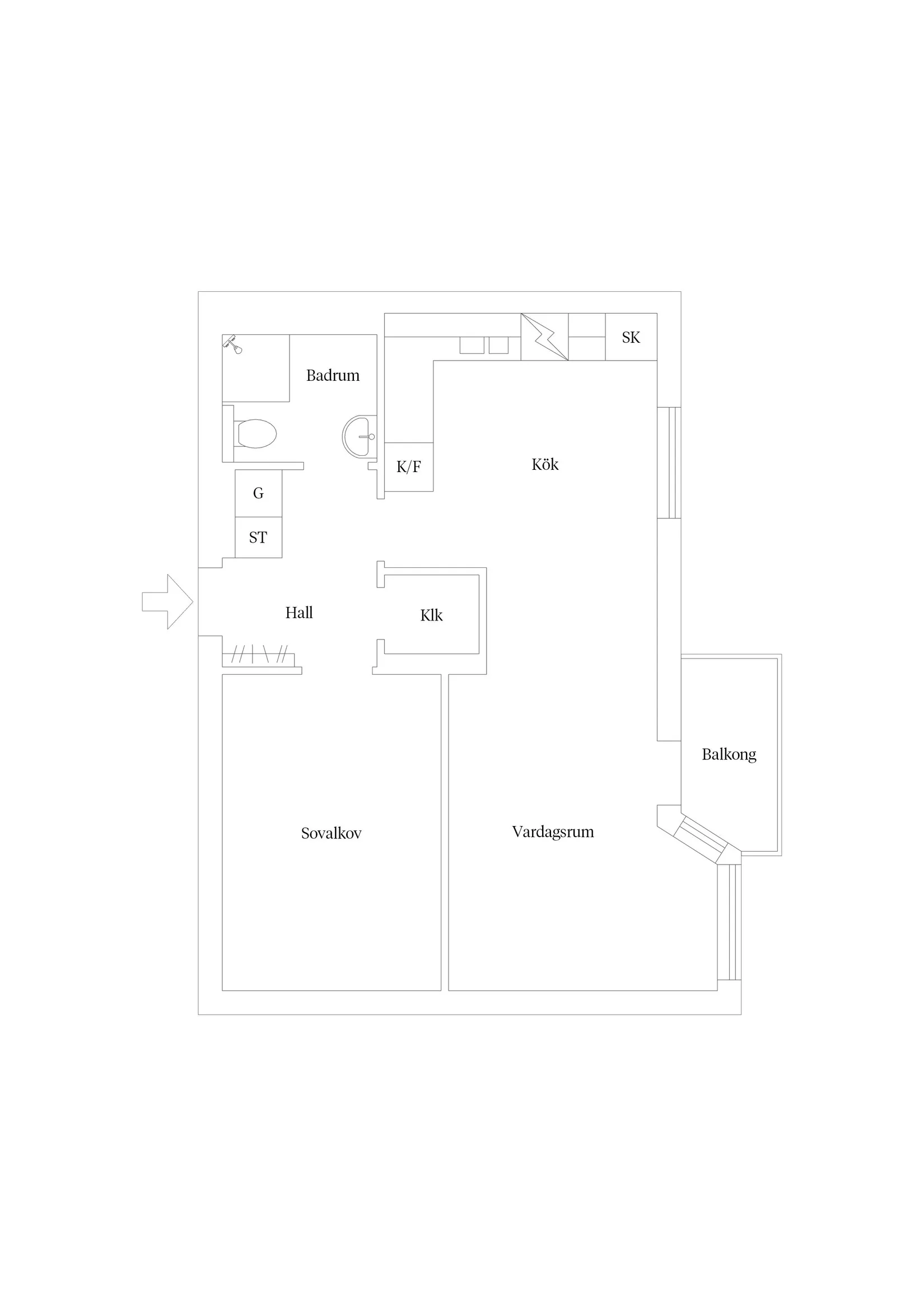 Bostadsrätt, Salabacksgatan 5B, Salabacke, Uppsala