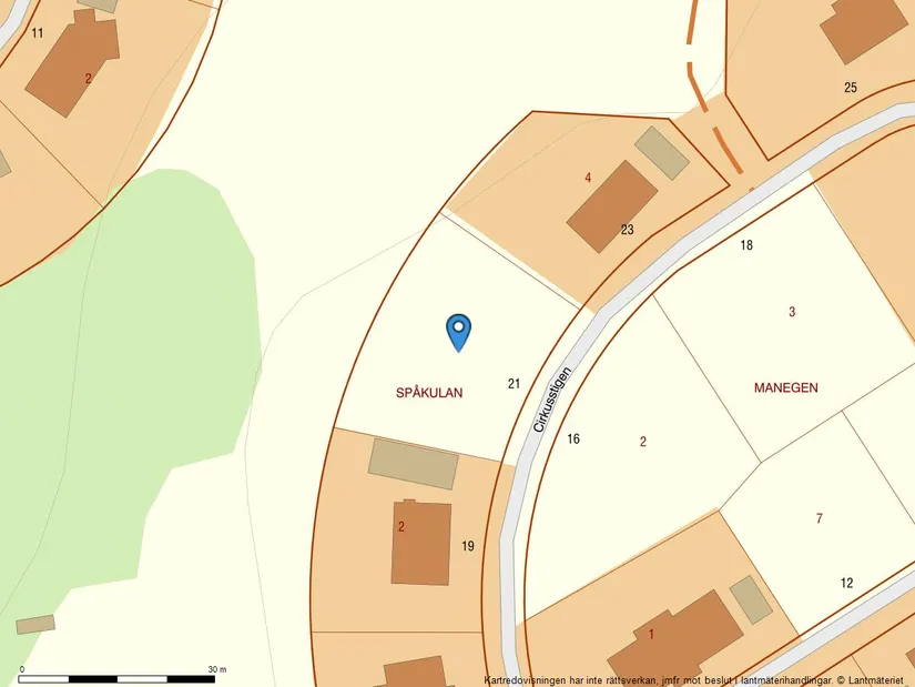 Tomt, Cirkusstigen 21, Björkalund, Norrköping