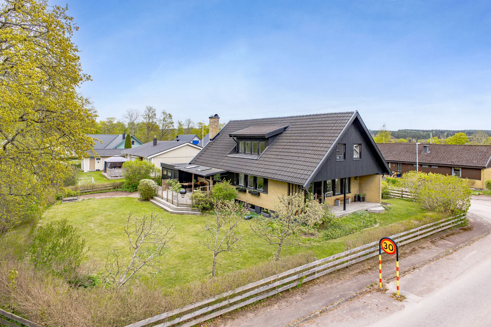 Villa, Prästängsvägen 1, Simlångsdalen, Halmstad