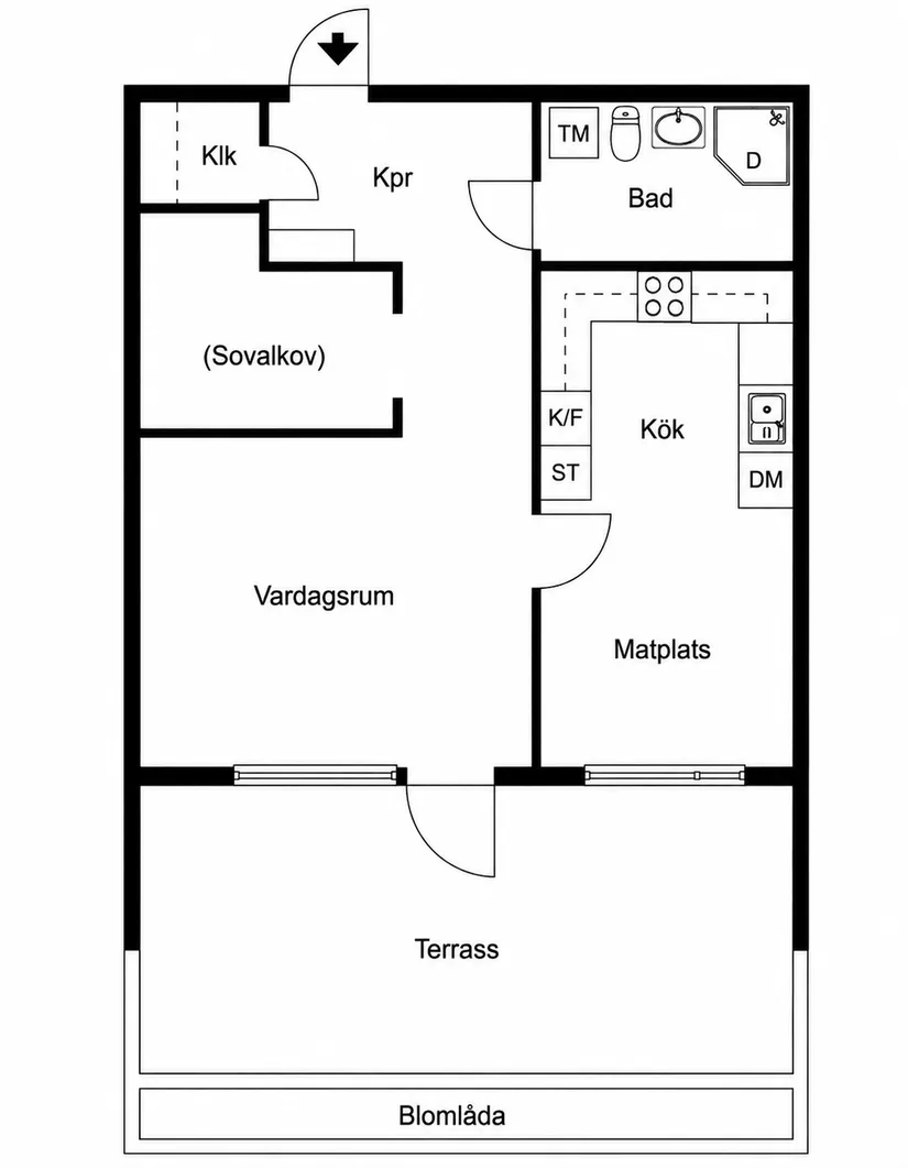 Bostadsrätt, Turbingränd 5, Kallhäll, Järfälla