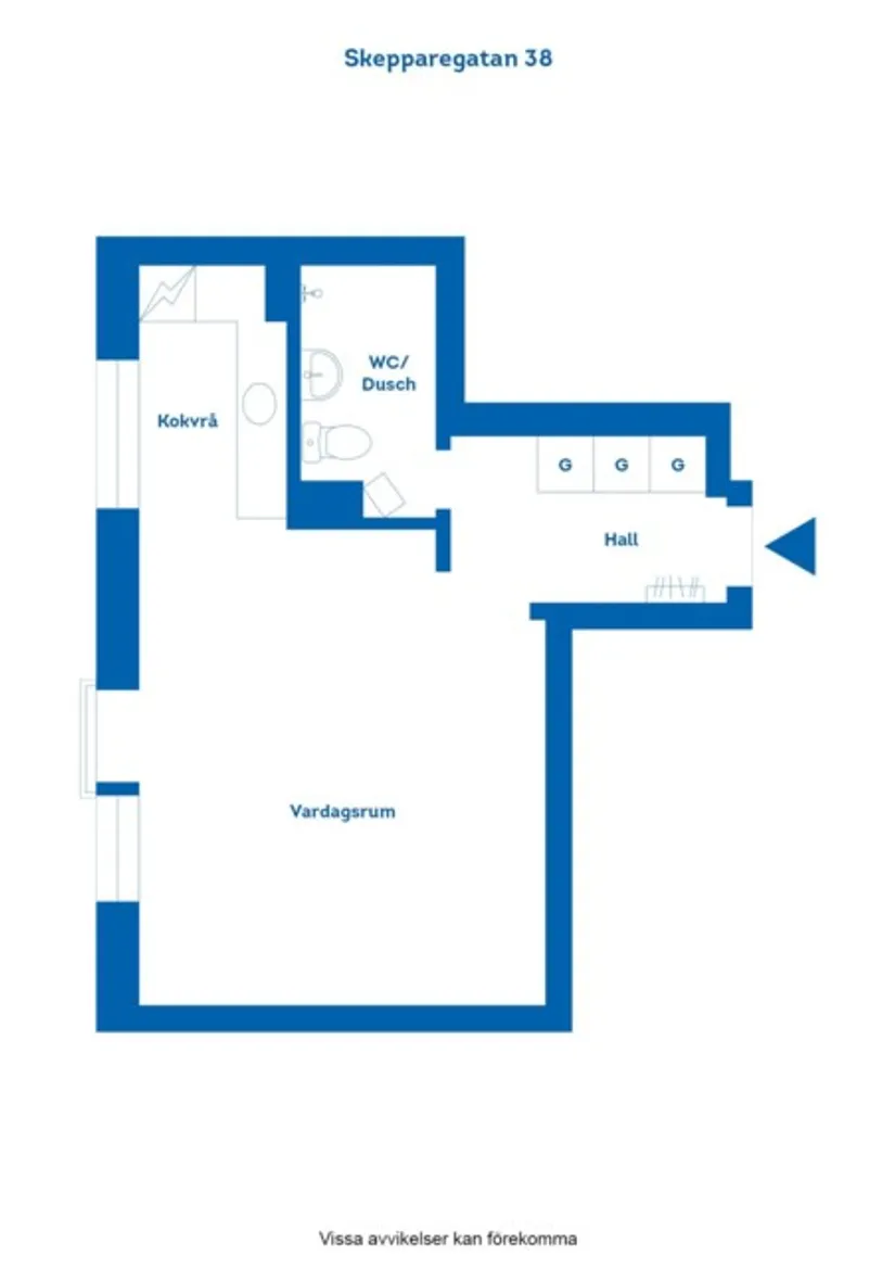 Bostadsrätt, Skepparegatan 38, Centralt, Norrköping