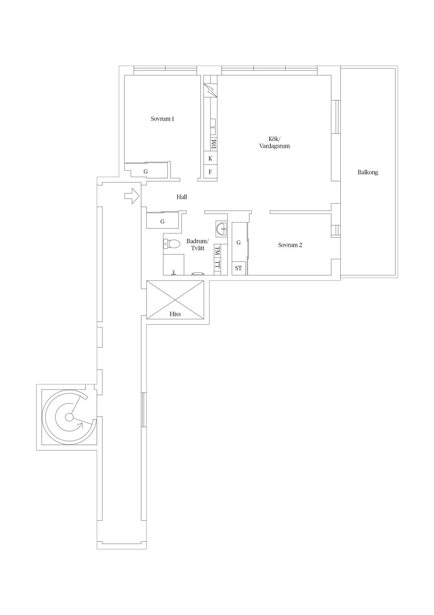 Bostadsrätt, Jeanssongatan 11, Varvsholmen/Ängö, Kalmar