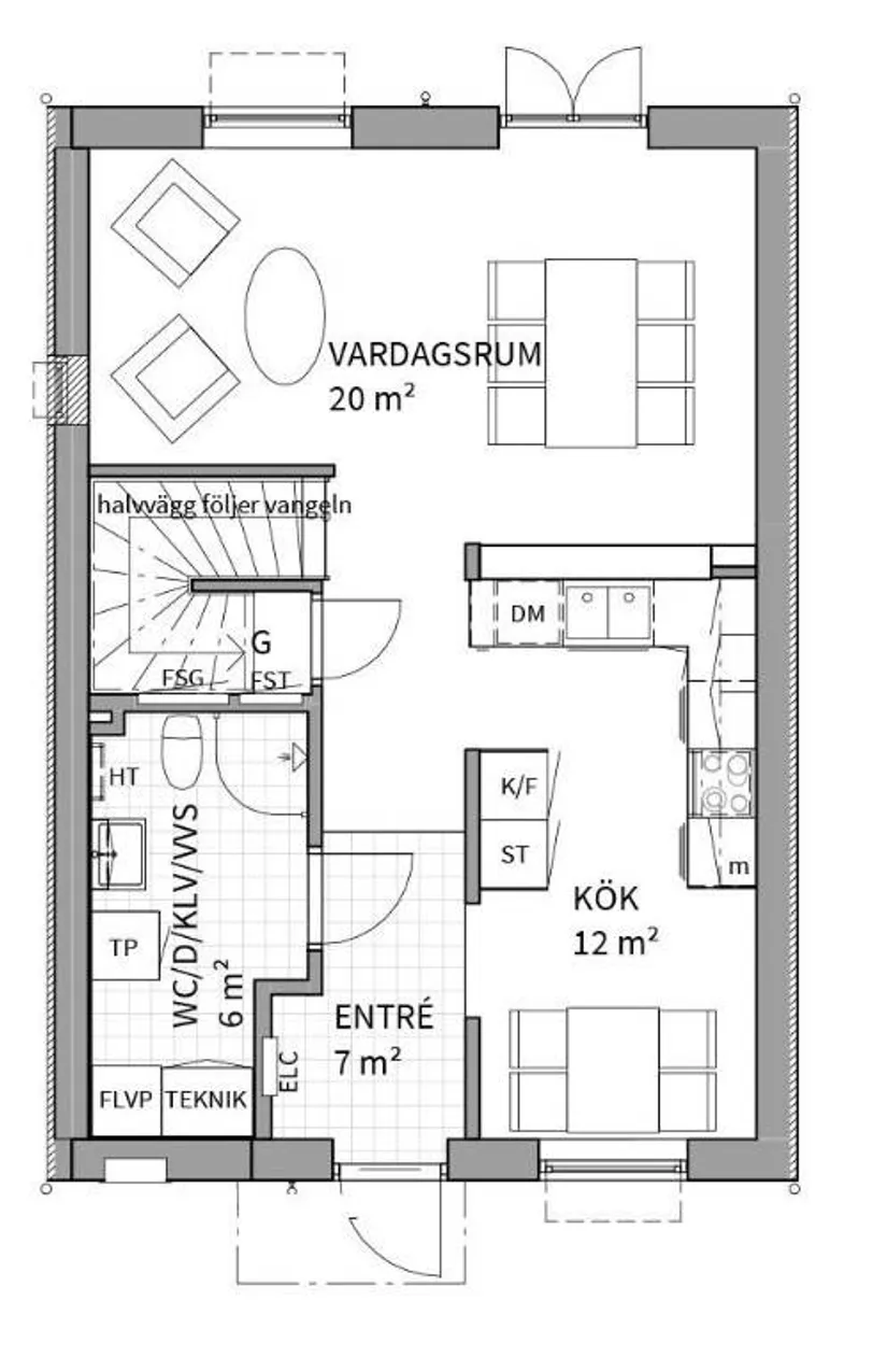 Bostadsrätt, Radhus, Ordslingan 17A, Södra Hemlingby, Gävle