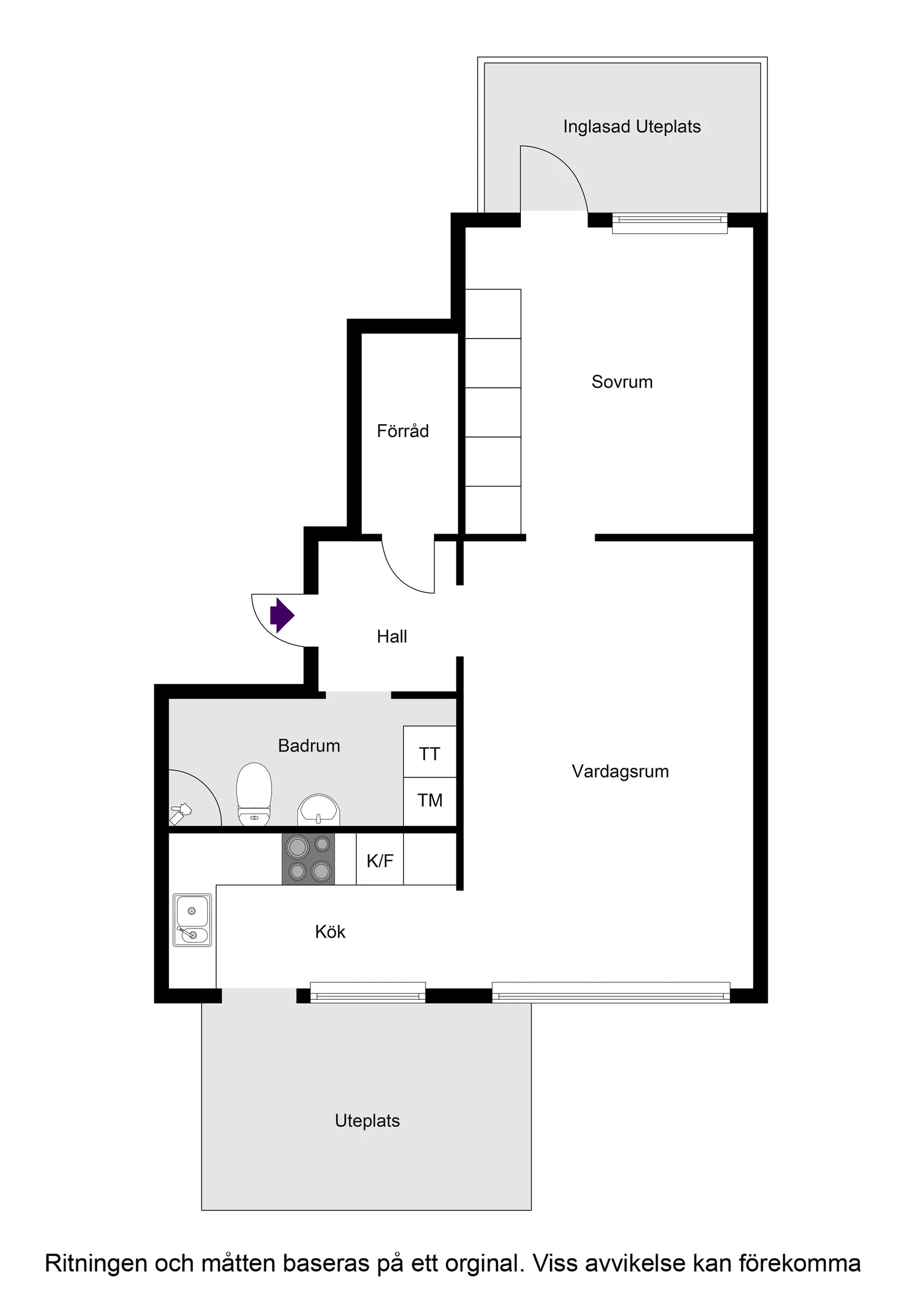 Bostadsrätt, Sångvägen 2B, Jakobsberg, Järfälla