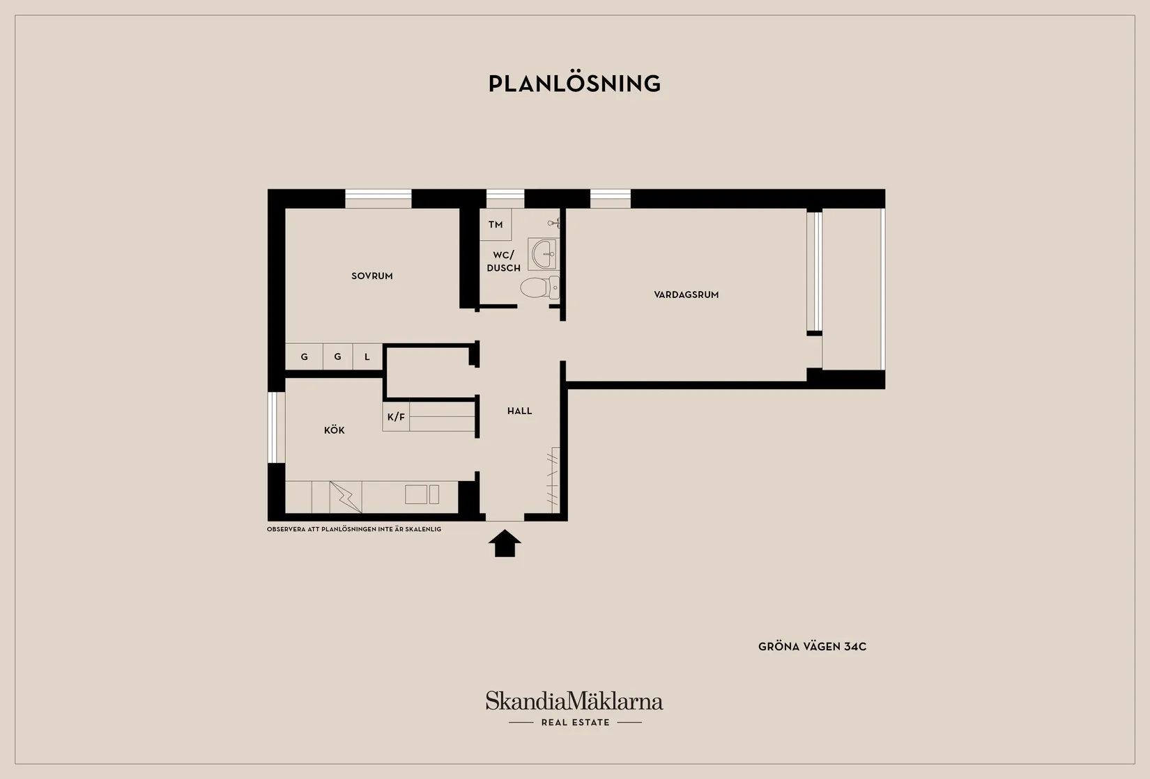Bostadsrätt, Gröna vägen 34C, Hentorp, Skövde