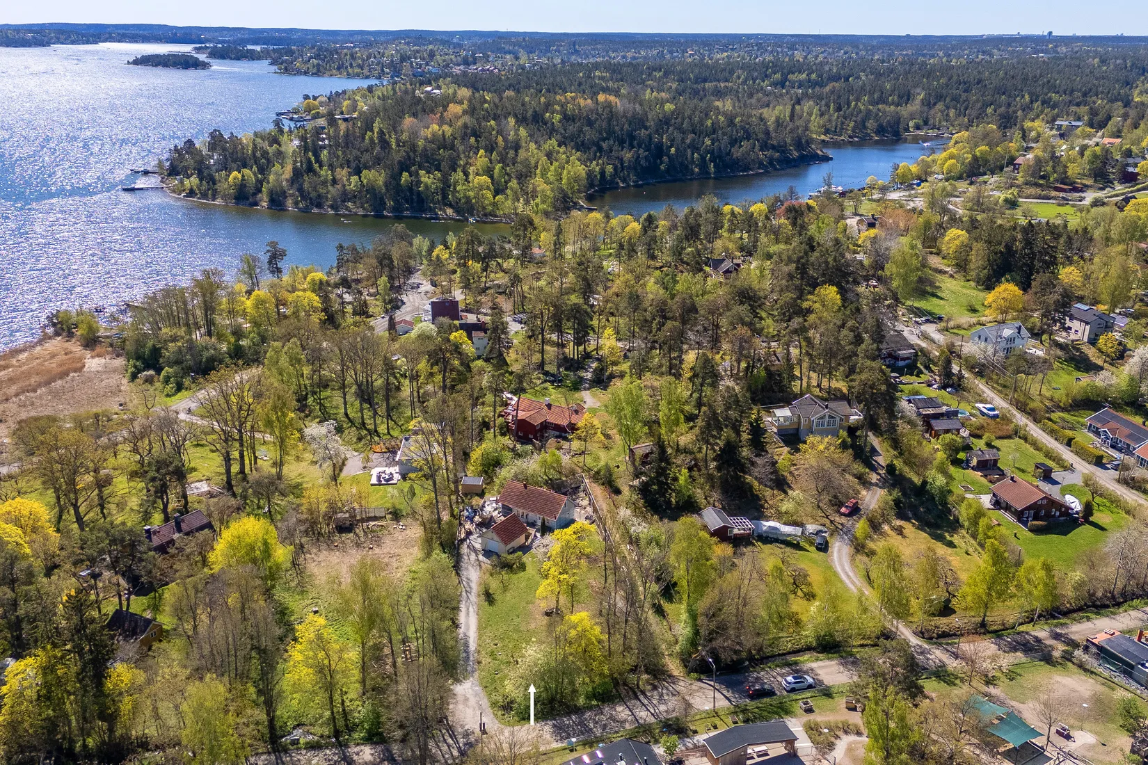 Tomt, Lotsvägen 18B, Boo Gård, Nacka