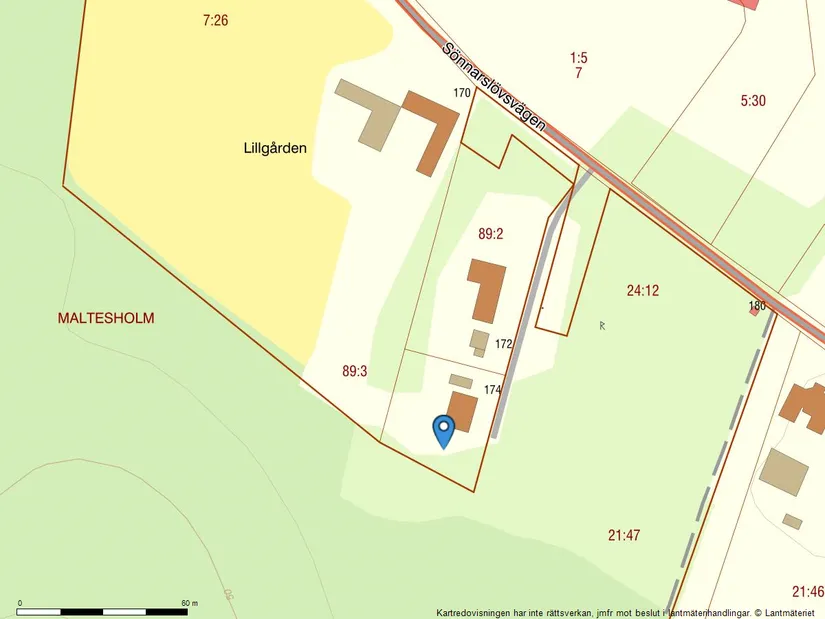 Villa, Sönnarslövsvägen 174, Tollarp, Kristianstad