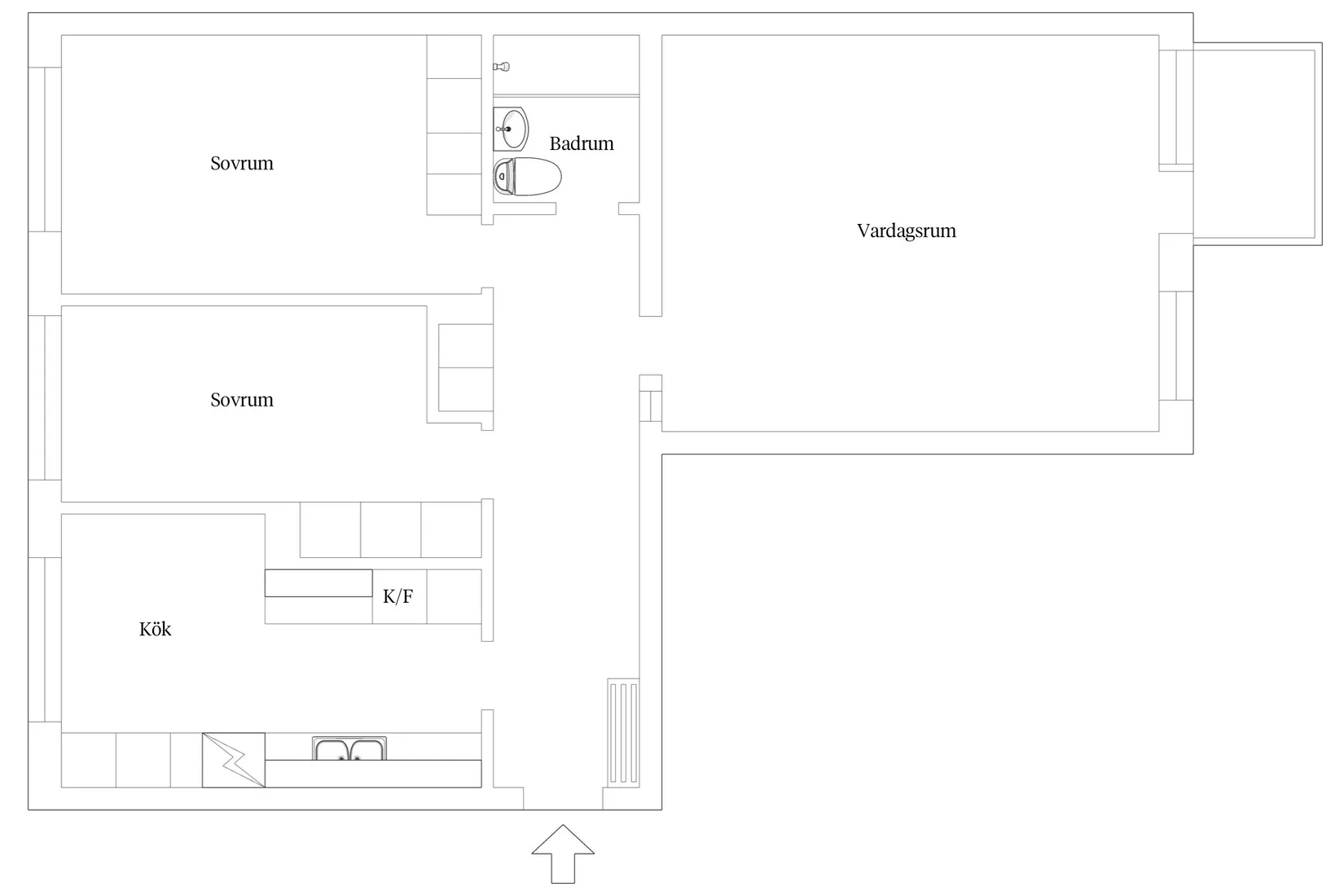 Bostadsrätt, Sankt Knuts torg 1B, Centrala Ystad, Ystad