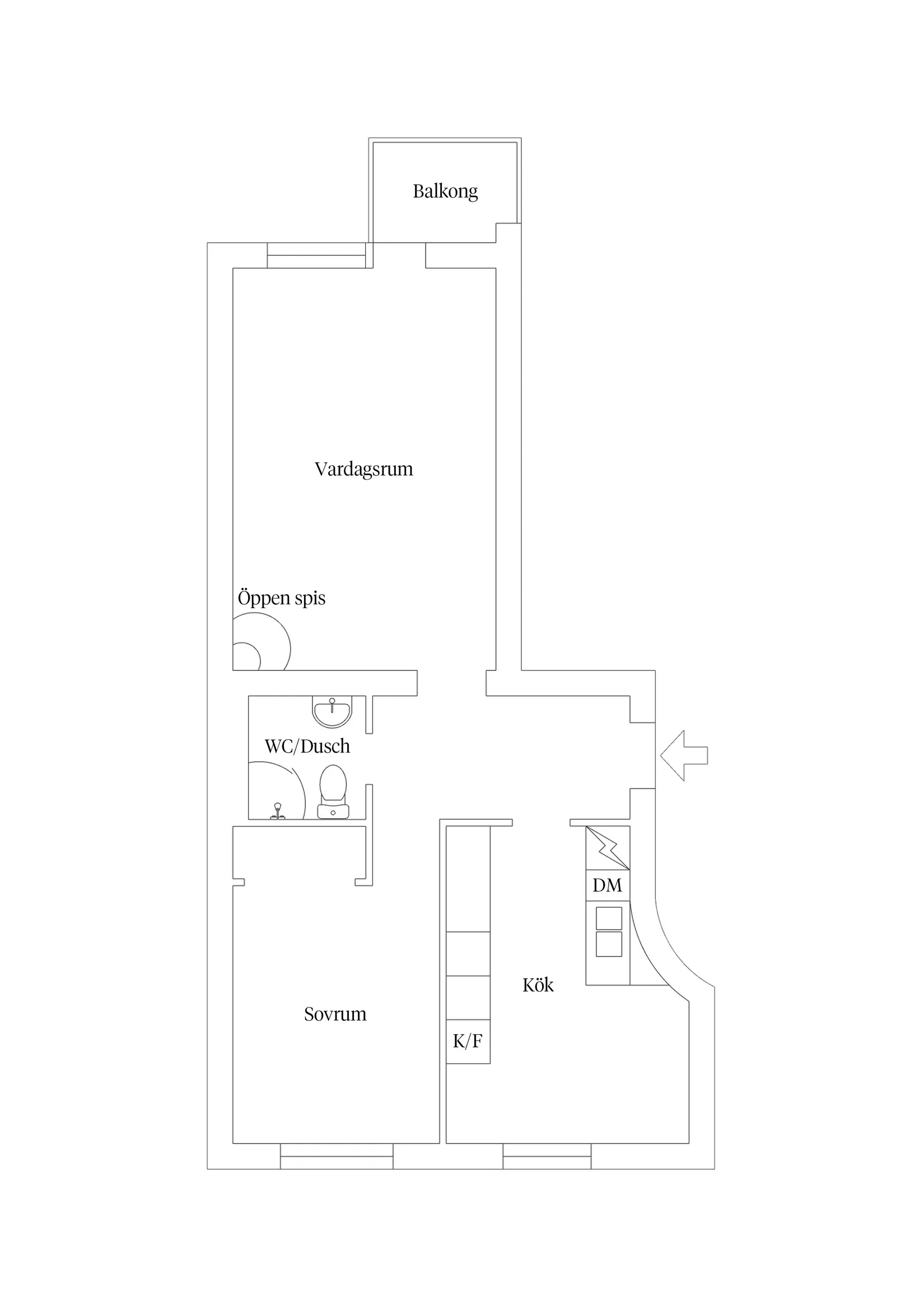 Bostadsrätt, Hjalmar Brantingsgatan 9B, Fålhagen, Uppsala