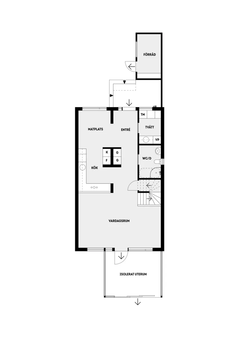 Villa, Radhus, Torpängsbacken 66, Gribbylund, Täby