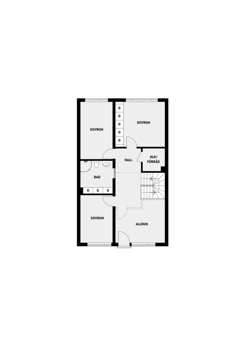 Villa, Radhus, Torpängsbacken 66, Gribbylund, Täby