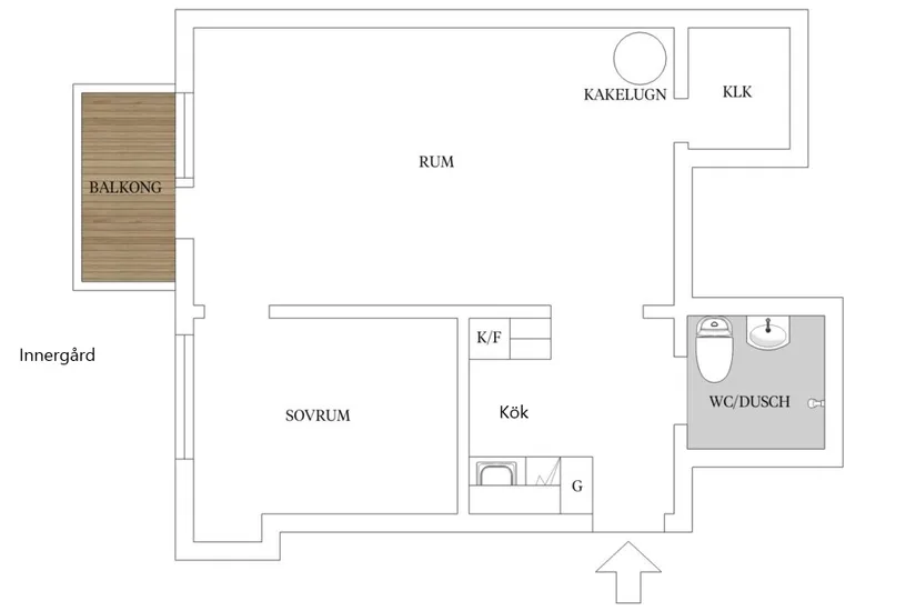Bostadsrätt, Kronobergsgatan 24, Kungsholmen, Stockholm
