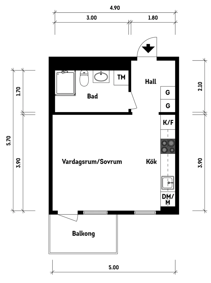 Bostadsrätt, Famngatan 8, Flatås, Göteborg