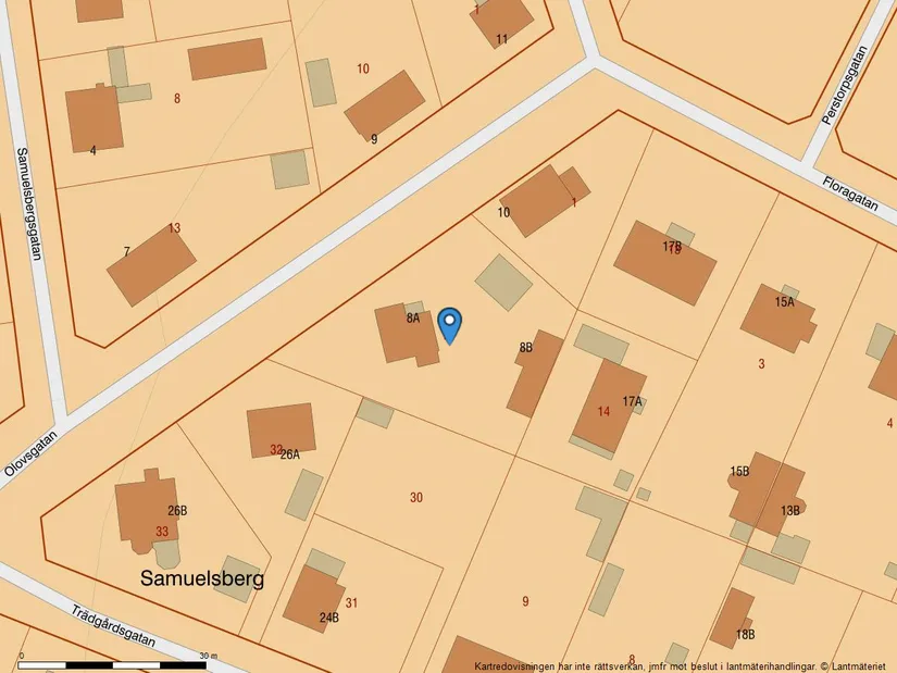 Villa, Olovsgatan 8A, 8B, Centralt, Motala