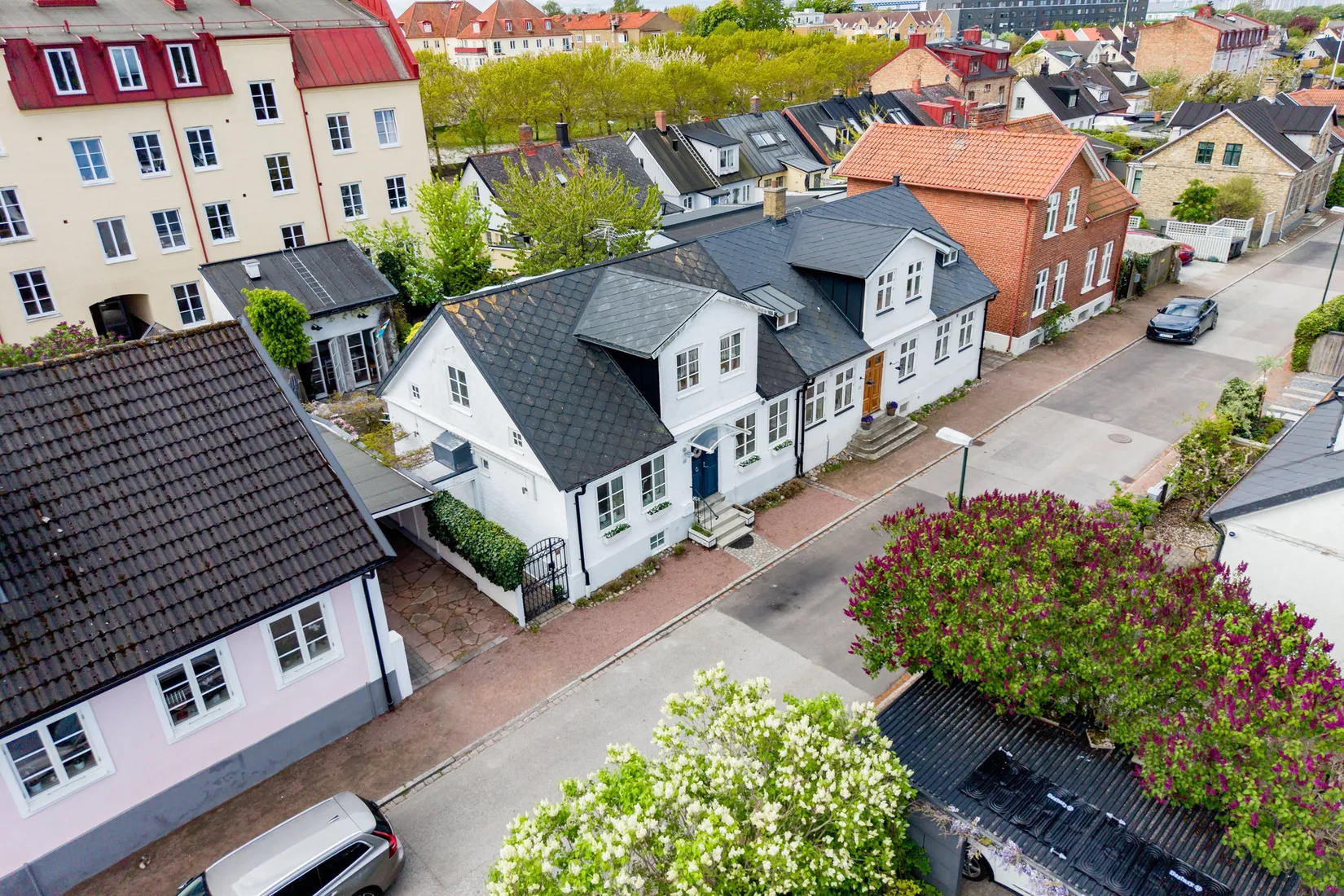 Radhus, Tycho Brahegatan 41, Gamla Limhamn, Malmö