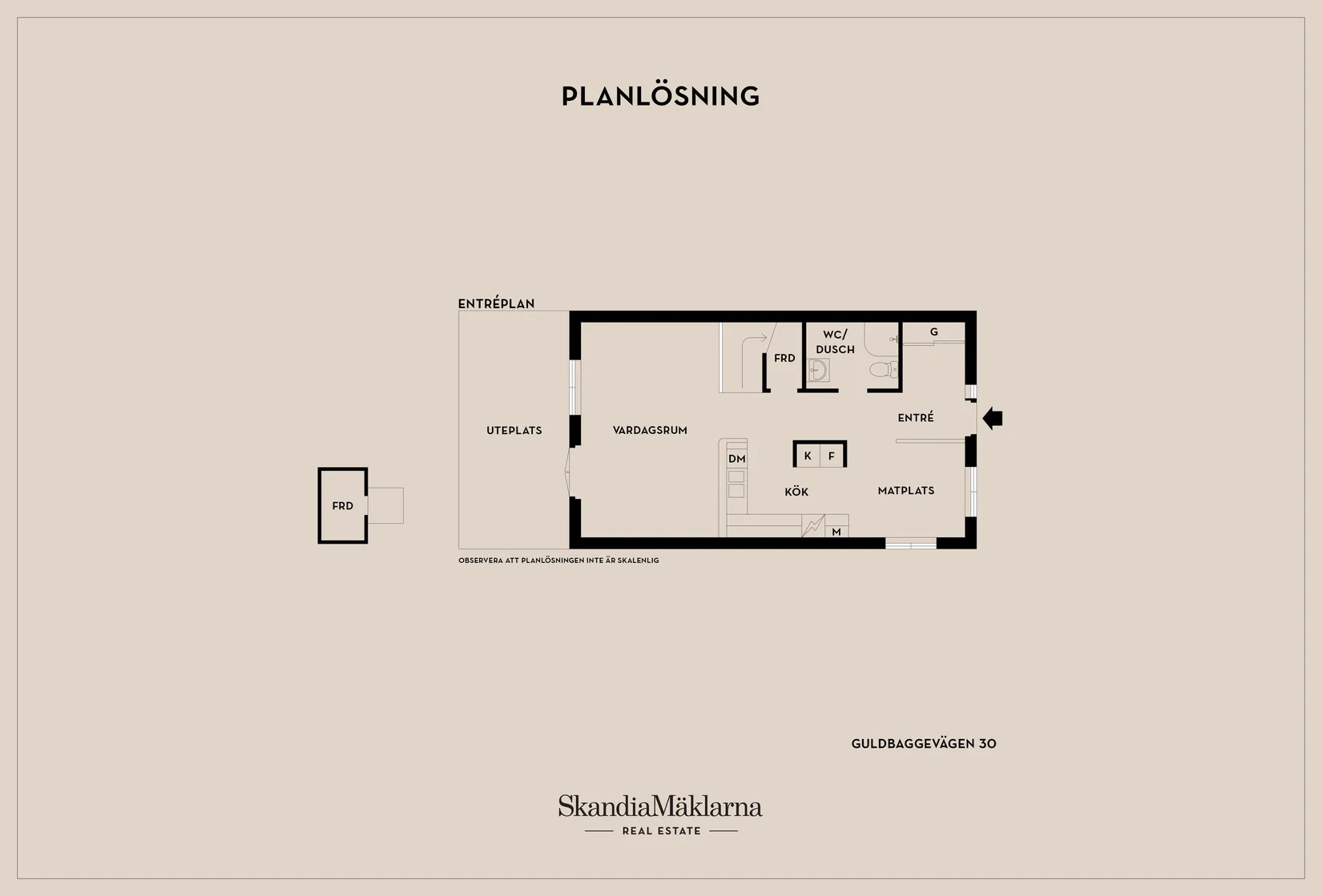 Radhus, Guldbaggevägen 30, Odlaren, Eskilstuna