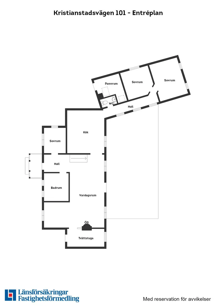 Villa, Kristianstadsvägen 101, Laholm