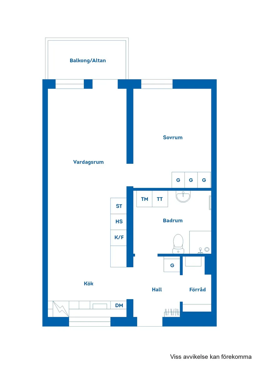 Bostadsrätt, Blåportshöjden  14 E, Blå Port, Karlskrona