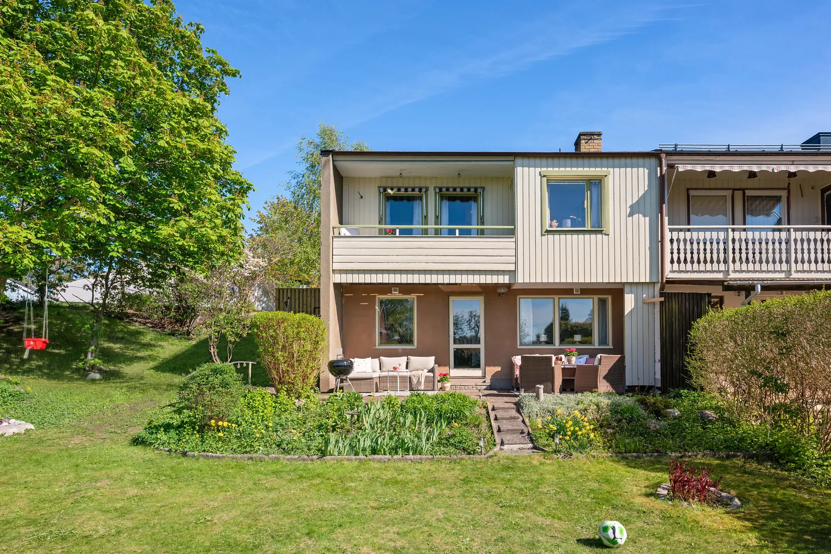 Villa, Radhus, Grönbetevägen 94, Hässelby Södra Villastad, Stockholm