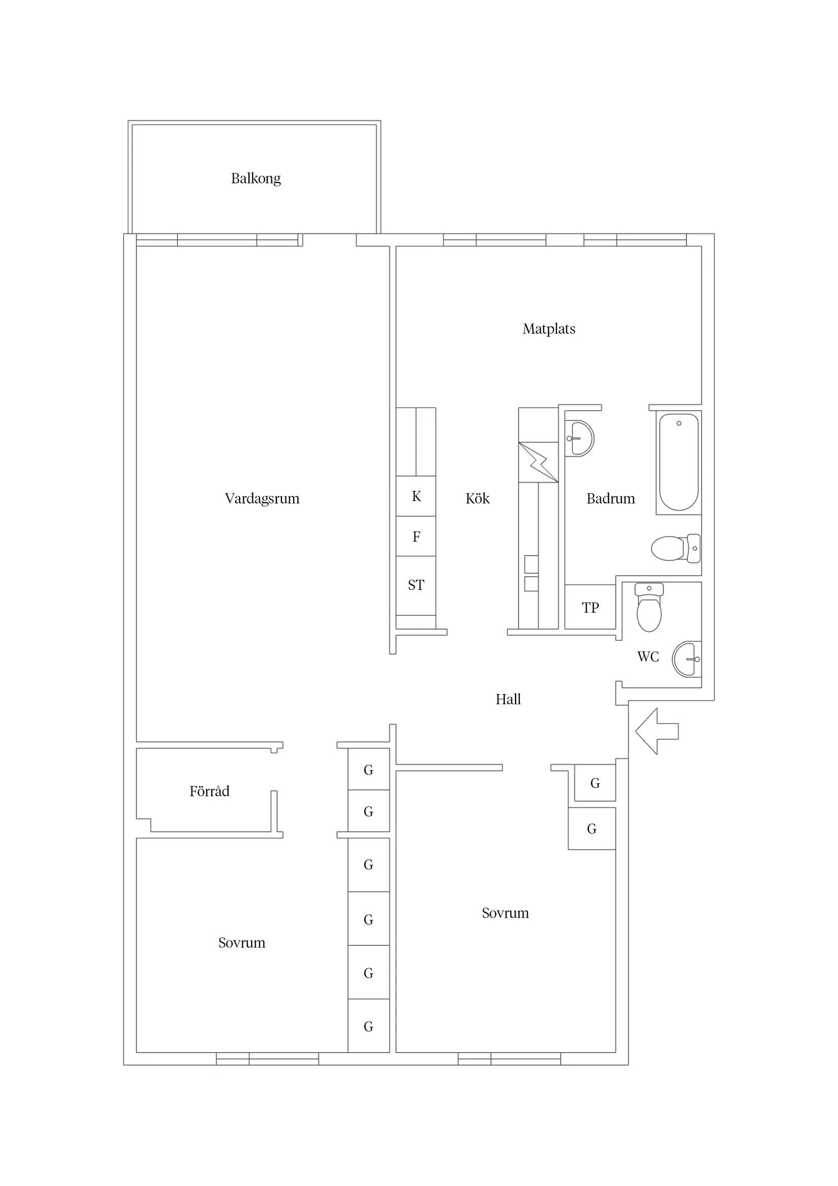 Bostadsrätt, Bellmansgatan 170, Bellman, Uppsala