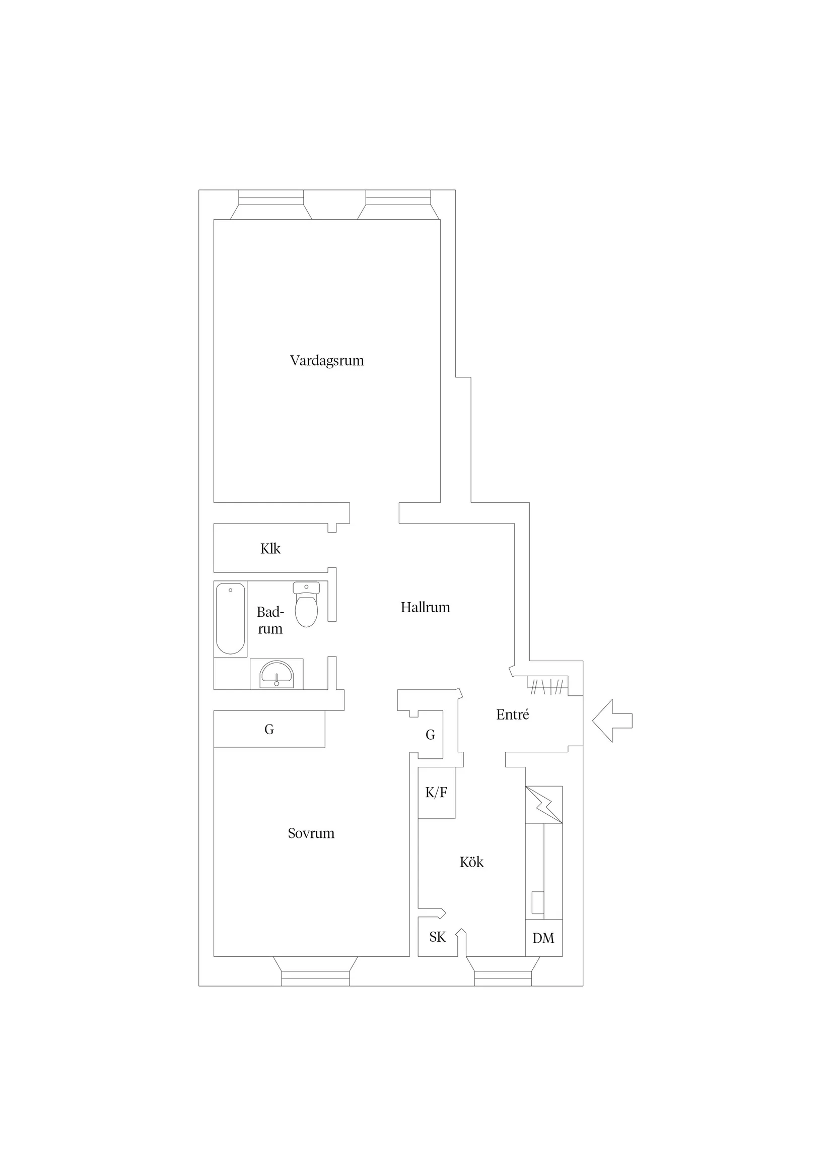 Bostadsrätt, Väderkvarnsgatan 46A, Fålhagen, Uppsala