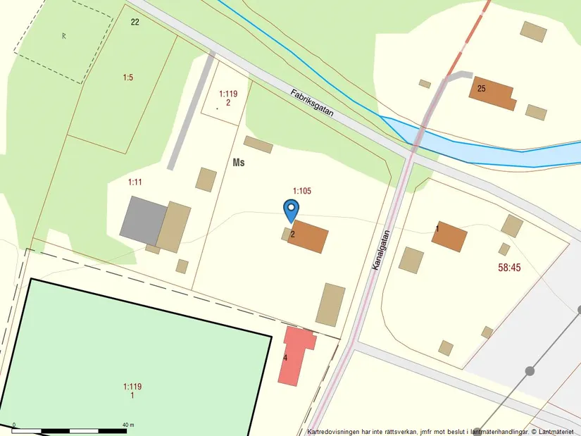 Villa, Kanalgatan 2, Byske centralt, Skellefteå