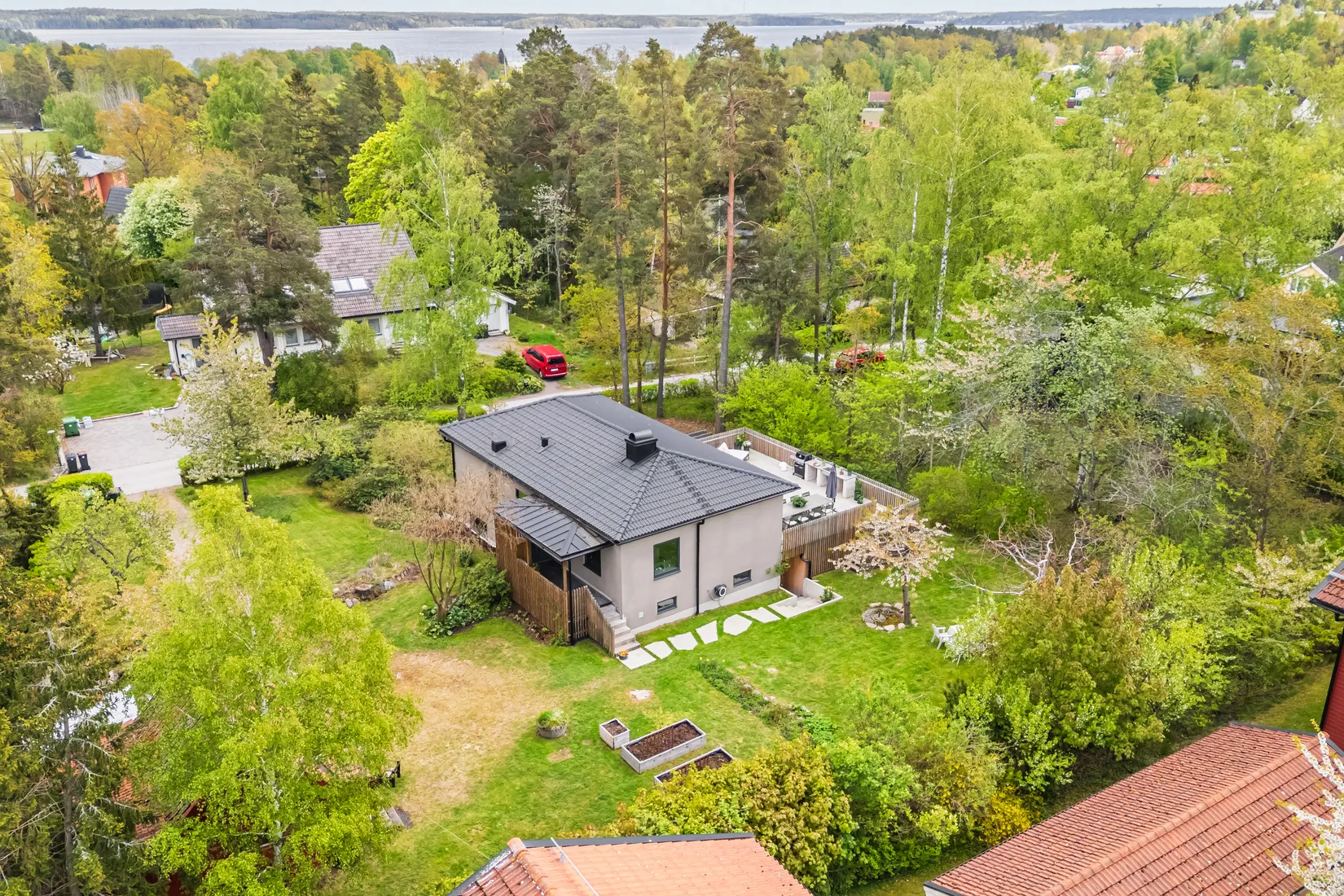 Villa, SKÖRDEVÄGEN 31, Näsbypark, Täby