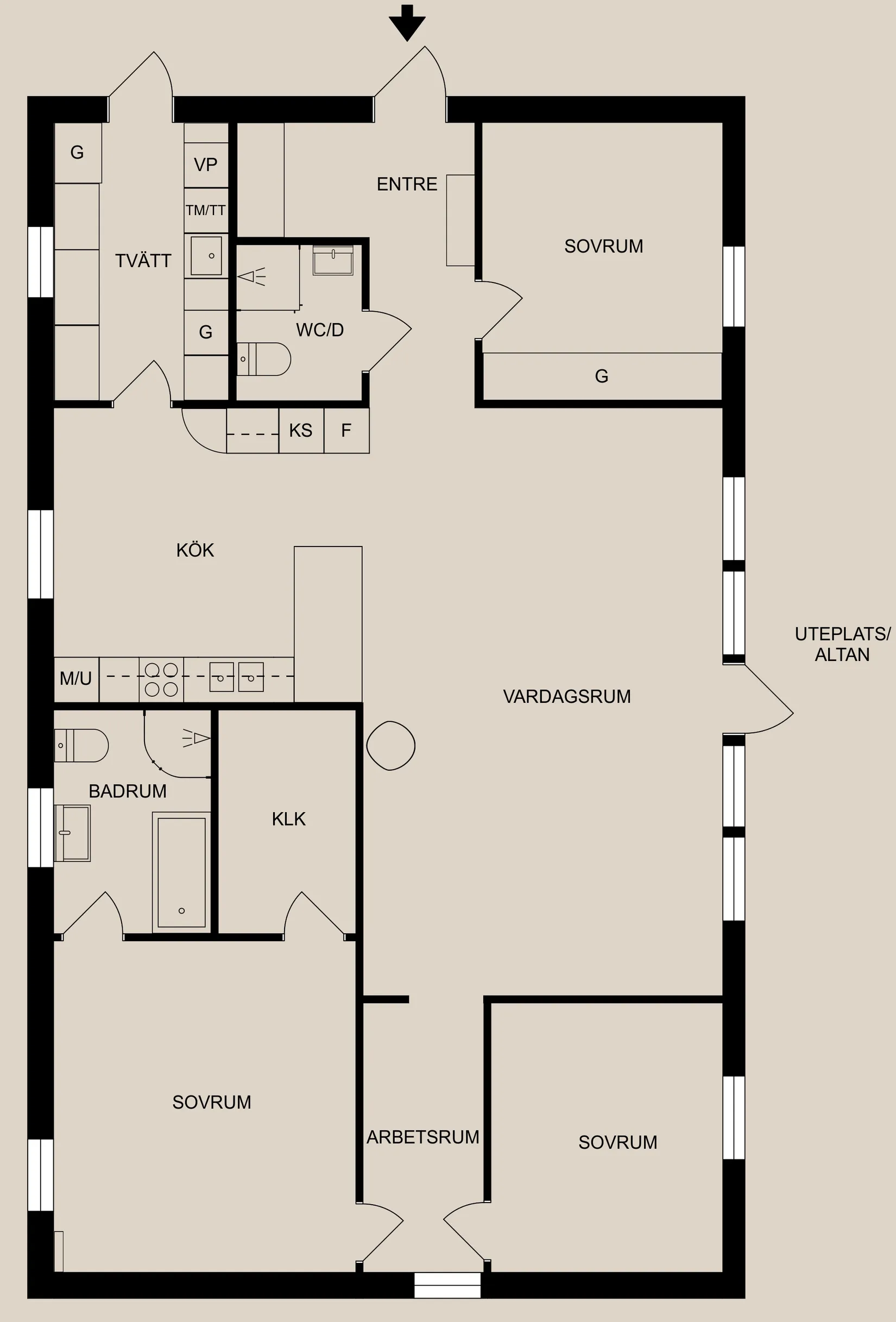 Villa, Boberga 12, Östra Husby, Norrköping