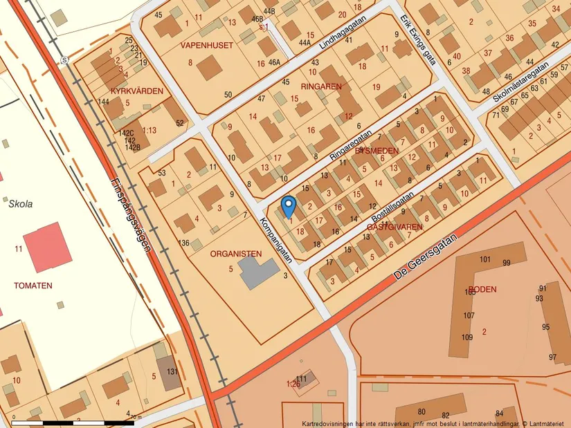 Villa, Ringaregatan 17, Enebymo Hallberga, Norrköping