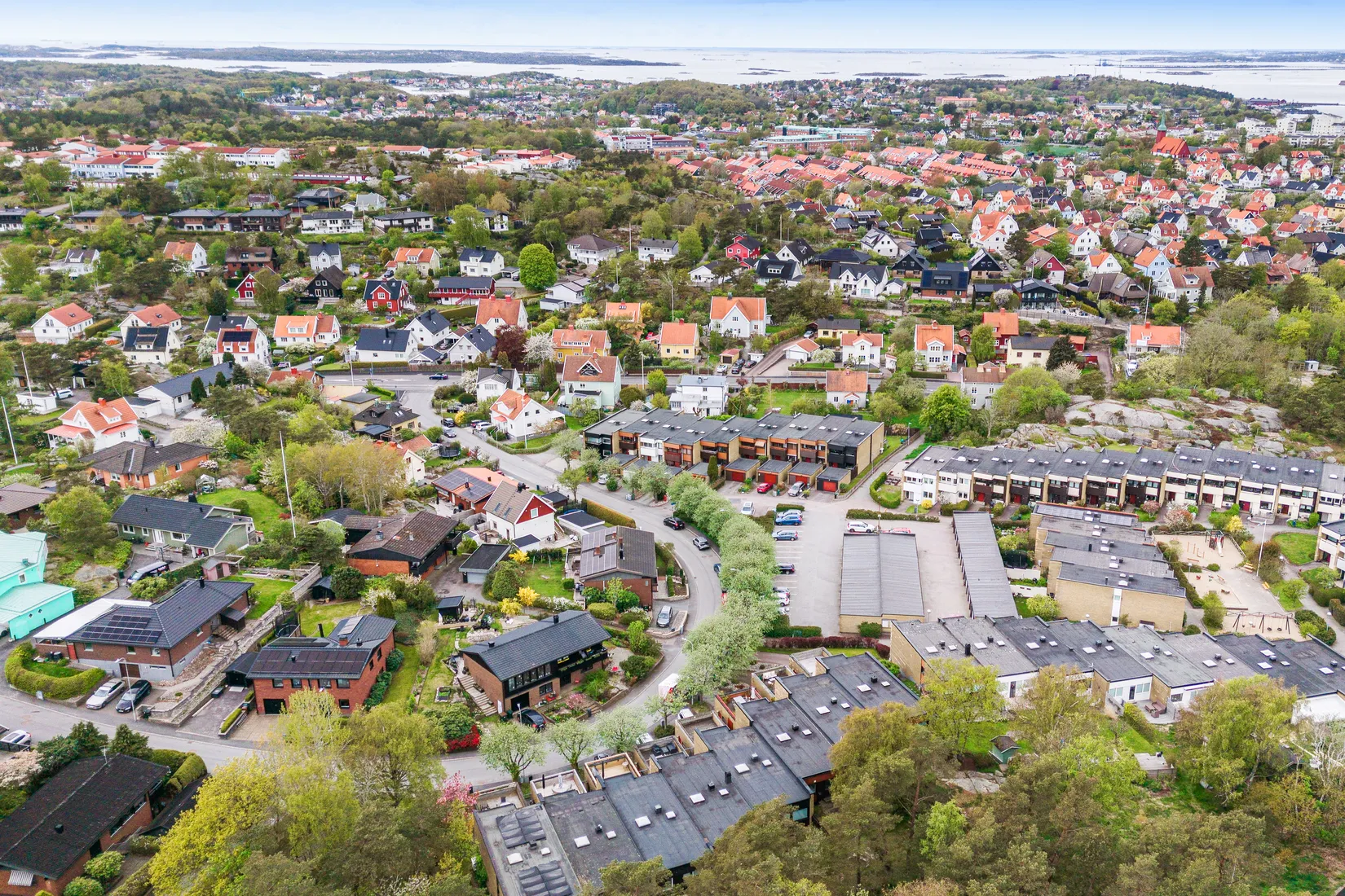 Villa, Radhus, Kaprifolgatan 87, Grimmered, Göteborg