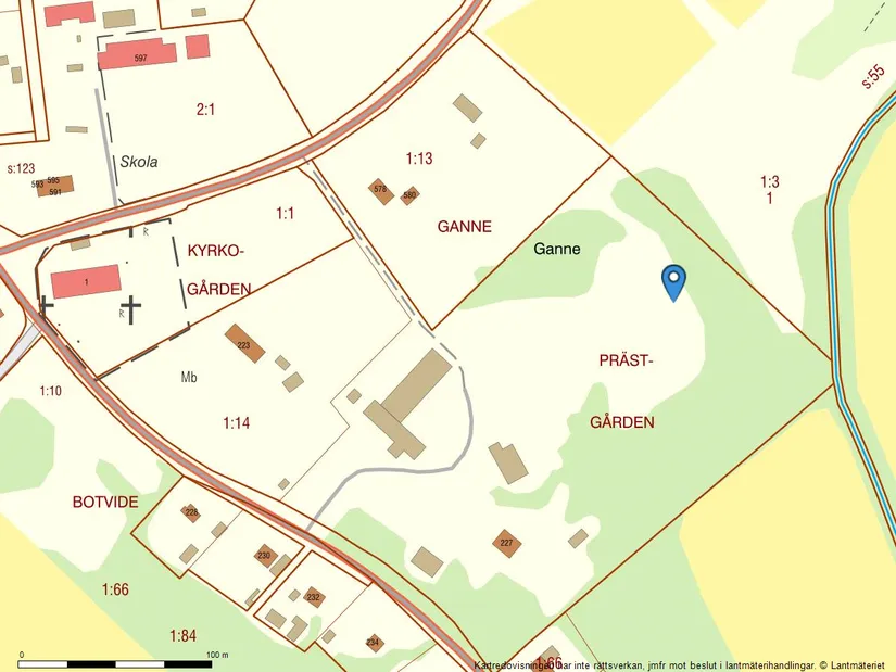 Gård/Skog, Sanda Prästgården 227, Sanda, Gotland