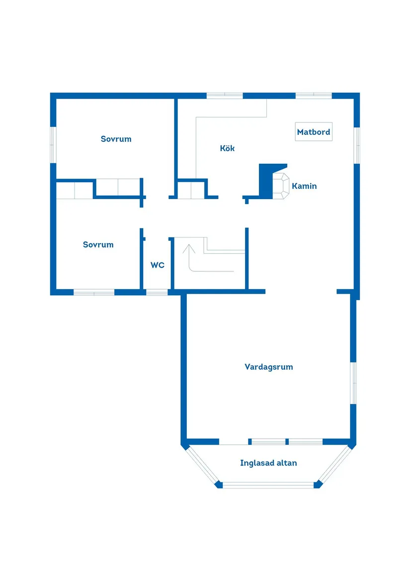 Villa, Bäckvägen 2, Morgongåva, Heby