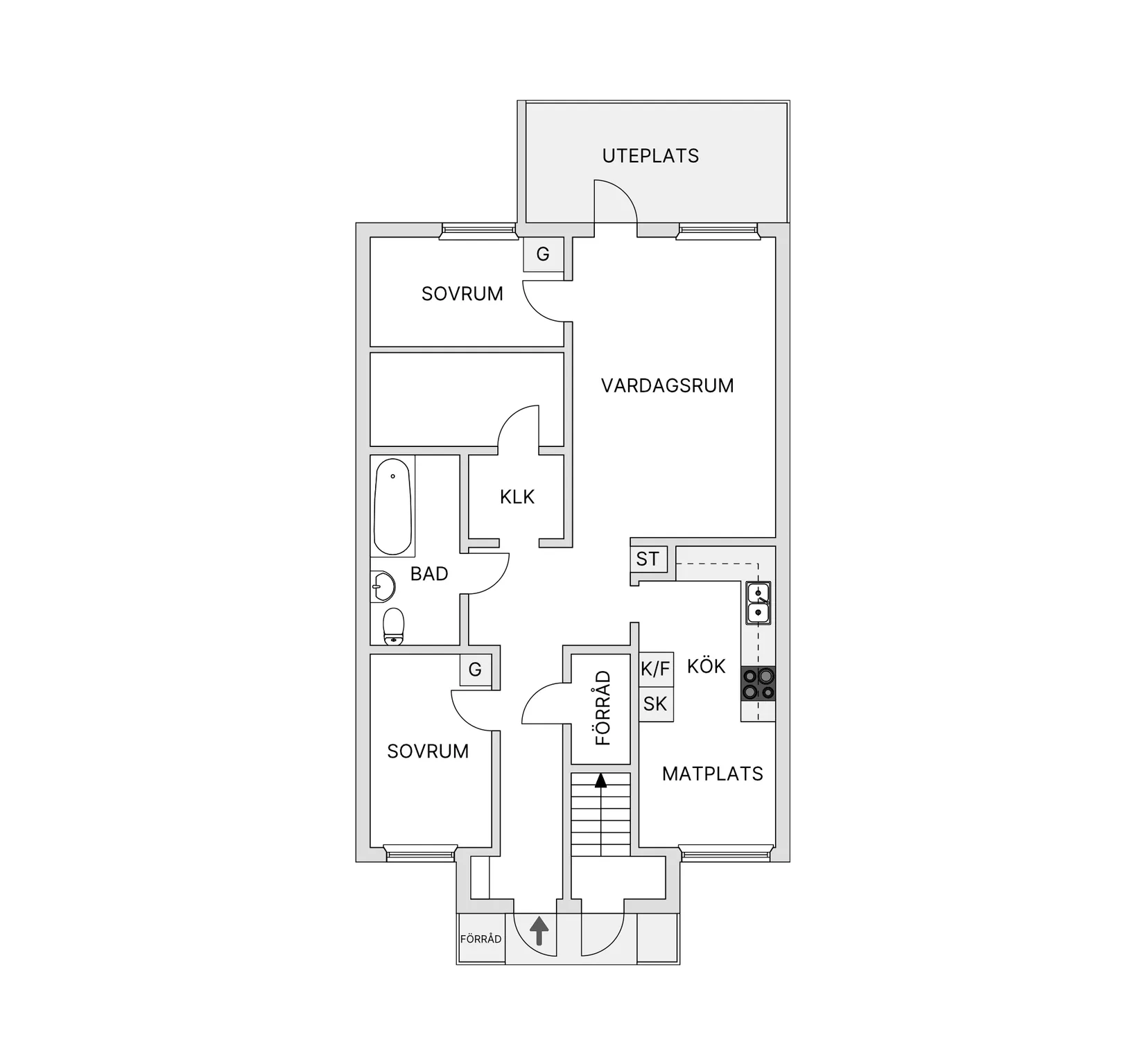 Bostadsrätt, Vasavägen 130A, Rotebro, Sollentuna