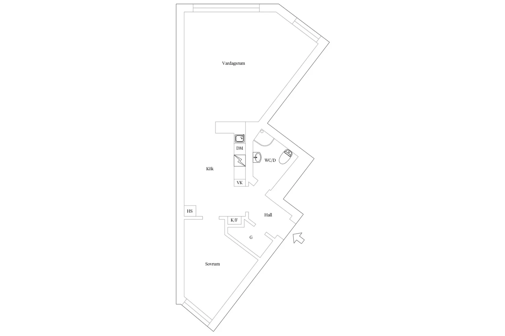 Bostadsrätt, Tullgatan 7 A, Lund - Centrum, Lund