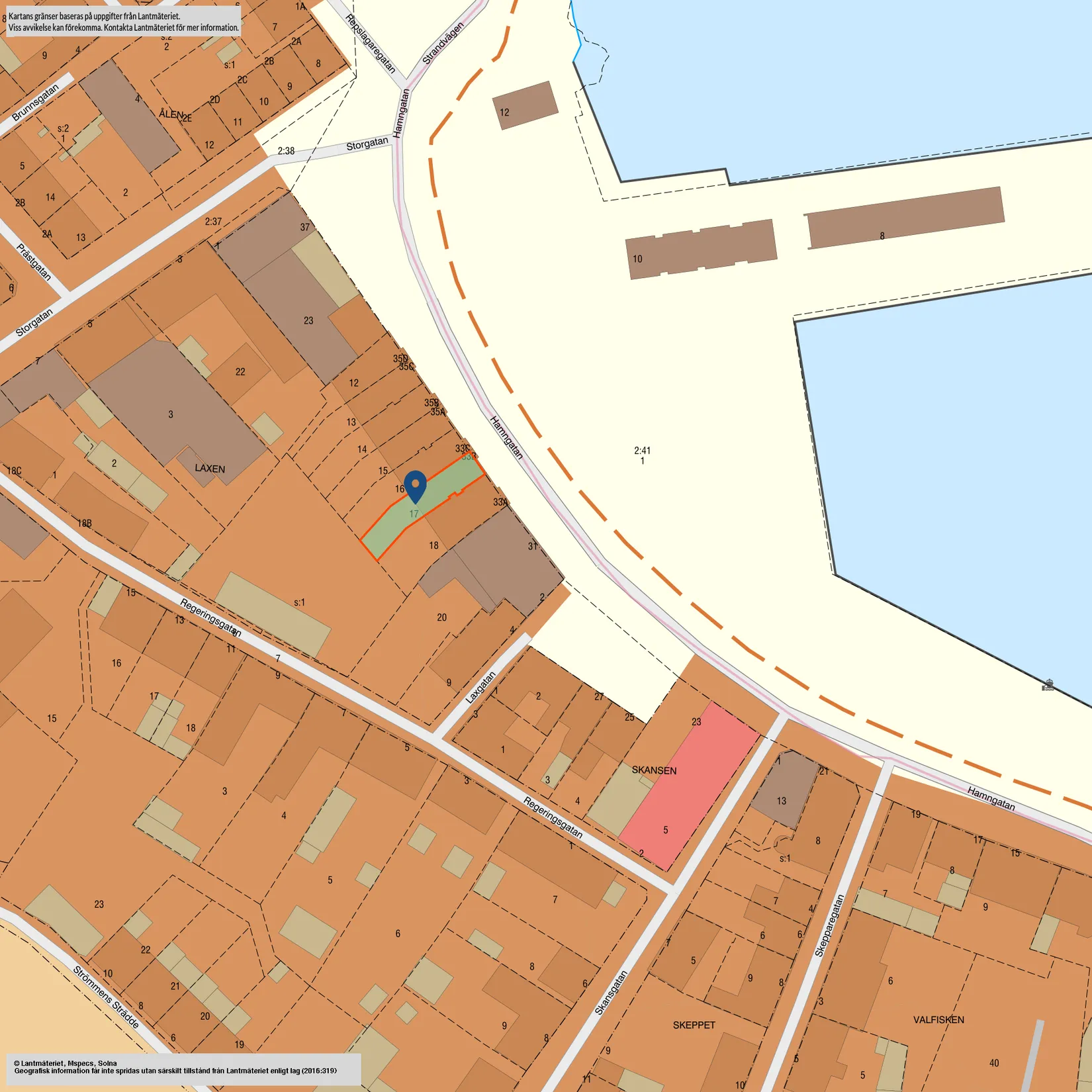 Villa, Hamngatan 33B, Simrishamn