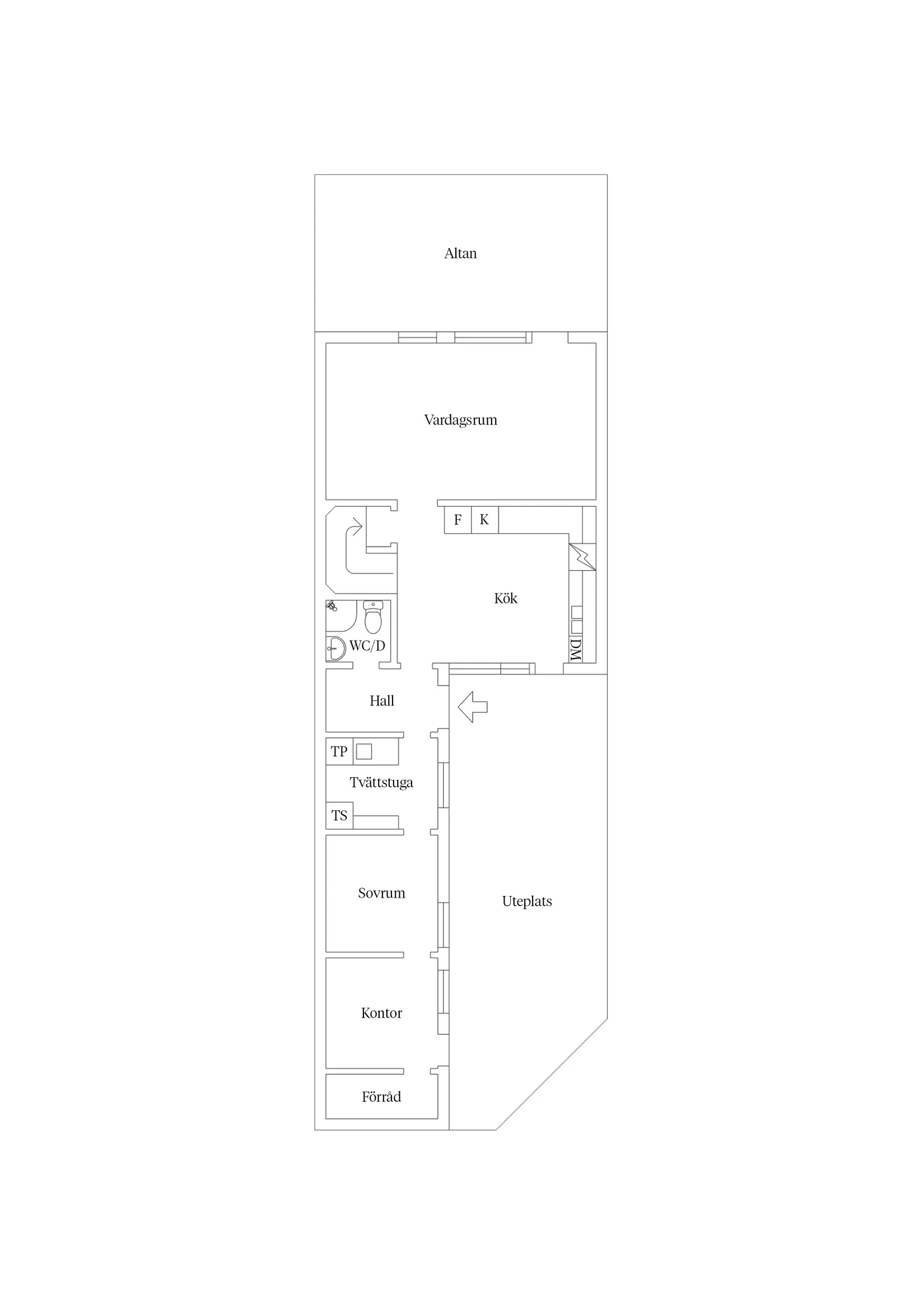 Villa, Radhus, Vasavägen 214H, Rotebro, Sollentuna