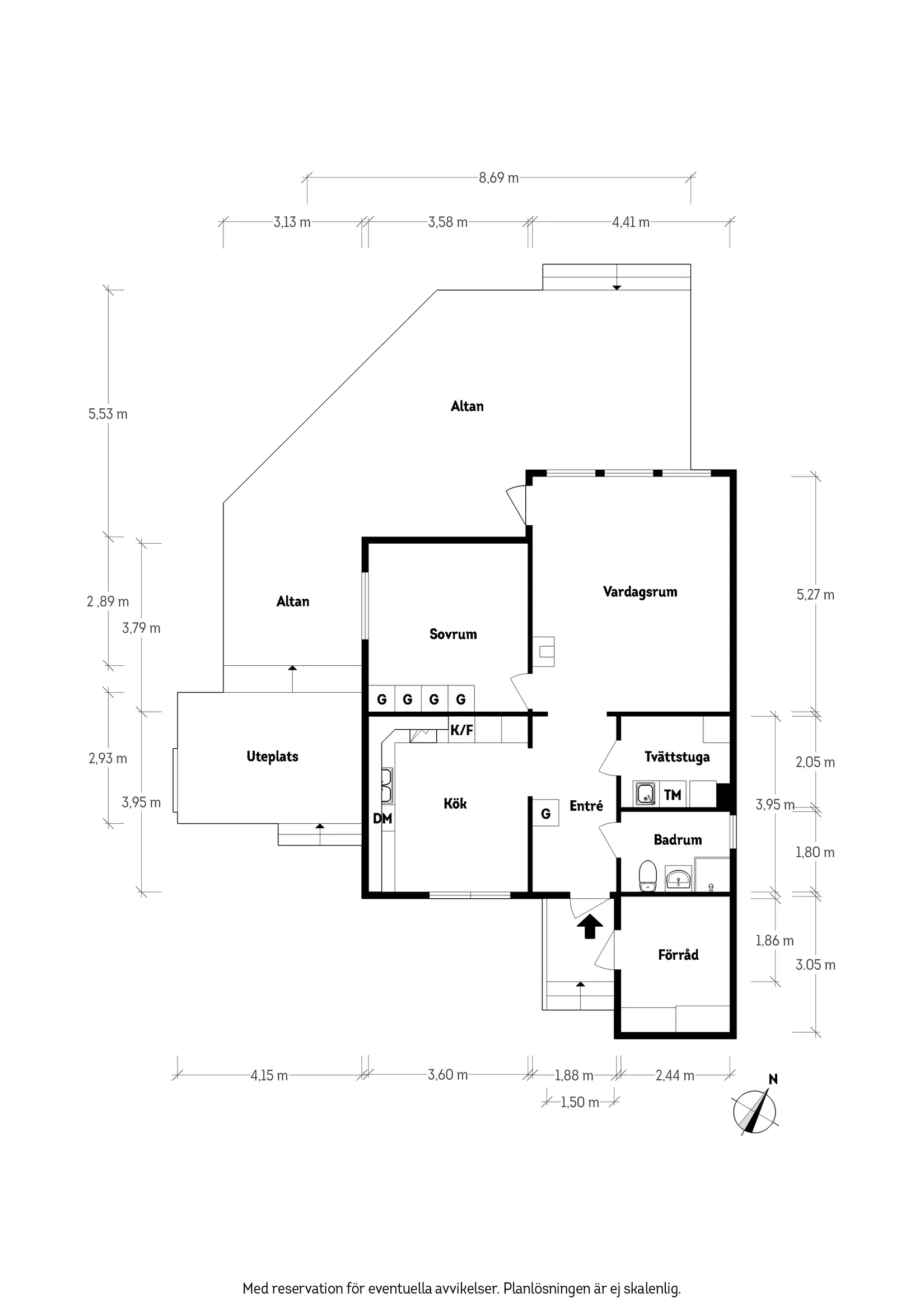 Villa, Neckedammsvägen 3, Dyrön, Tjörn